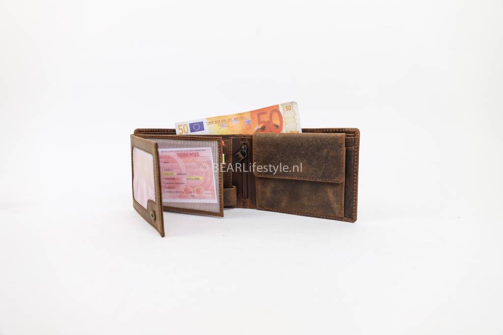 Brieftasche 'Jan' vintage braun