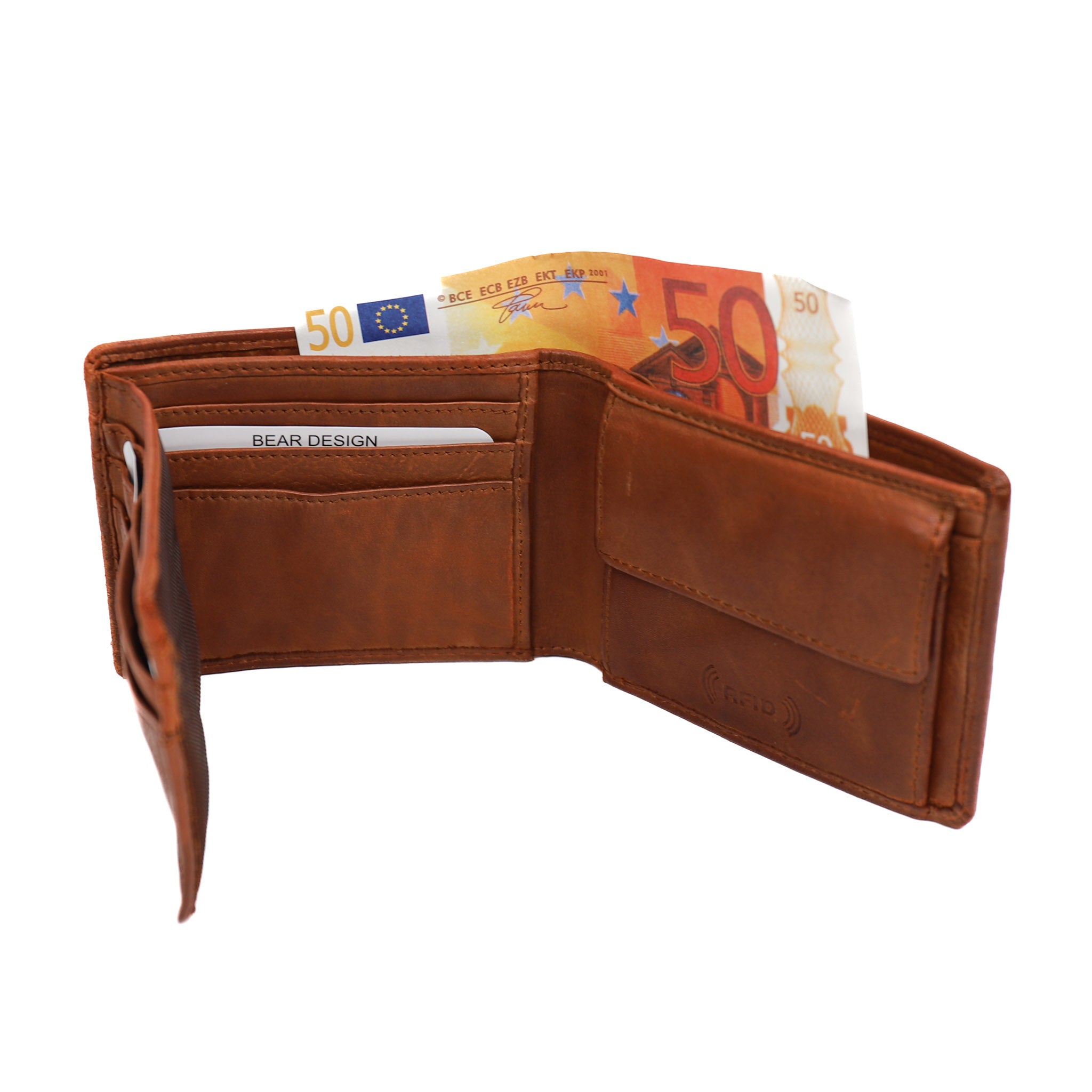 Brieftasche 'Lucas' Cognac - CL 18841