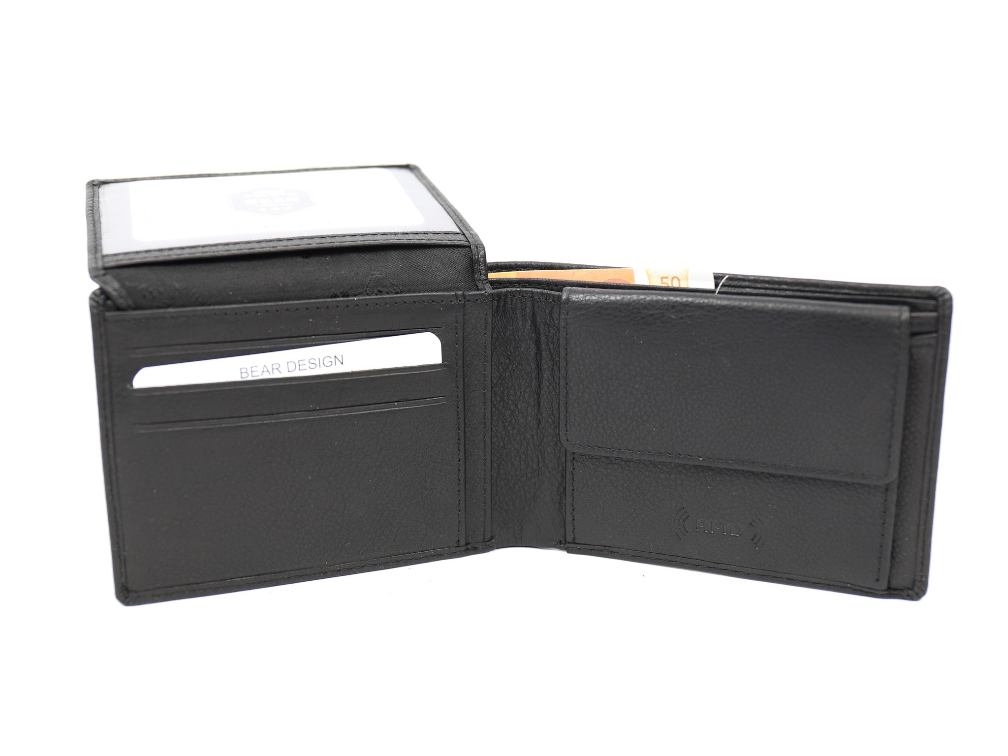 Brieftasche 'Joep' schwarz - FR 7208