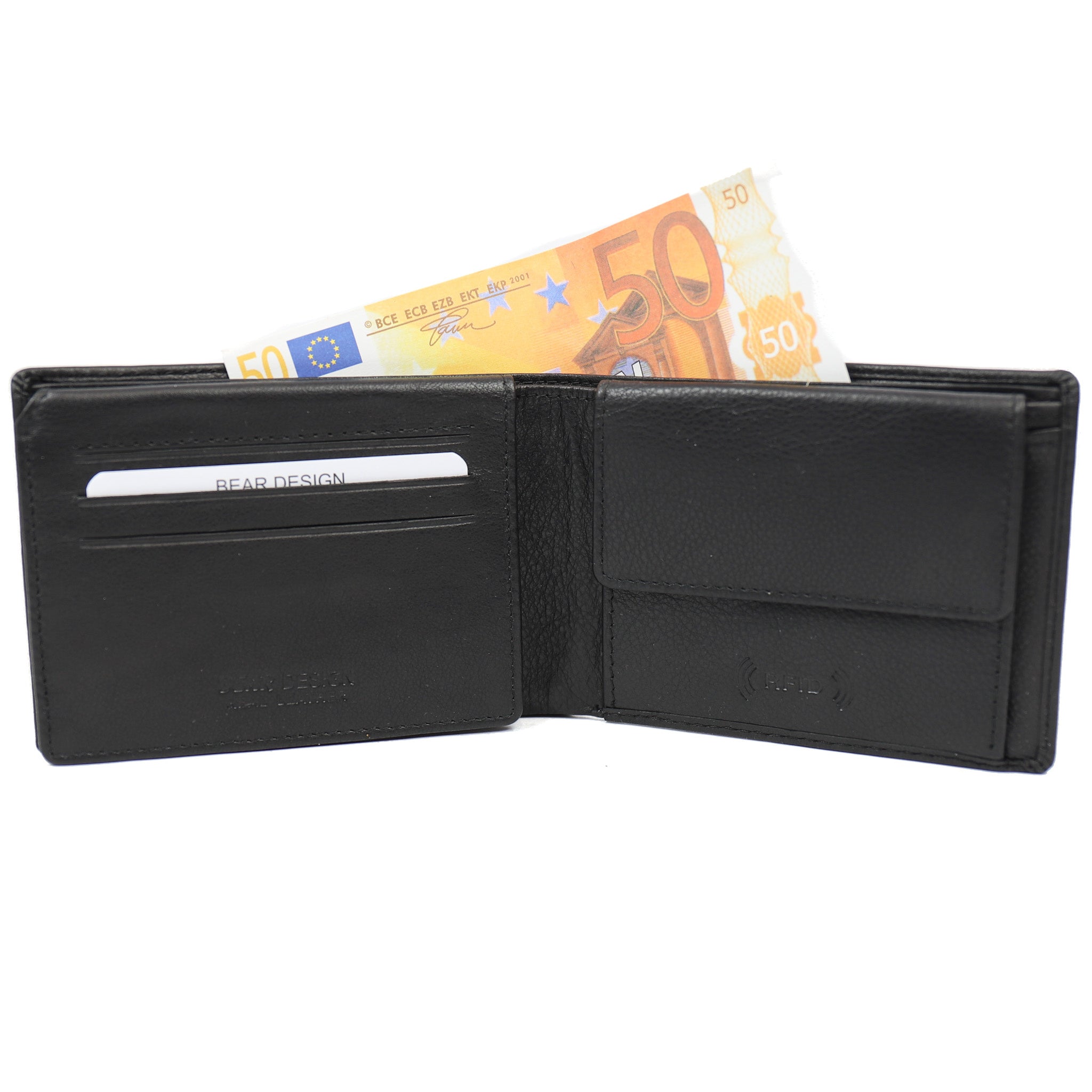 Brieftasche 'Joep' schwarz - FR 7208