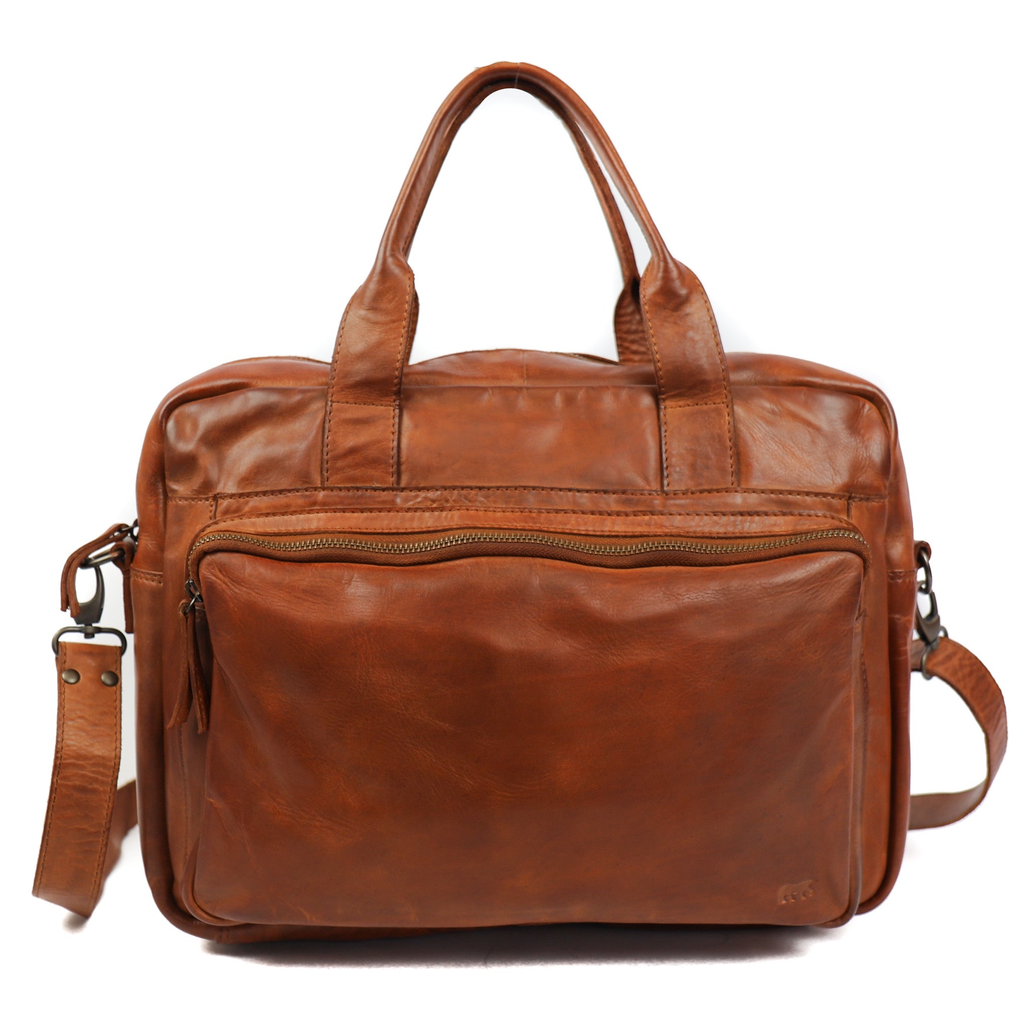 Laptoptasche 'Hugo' Cognac - CL 32815