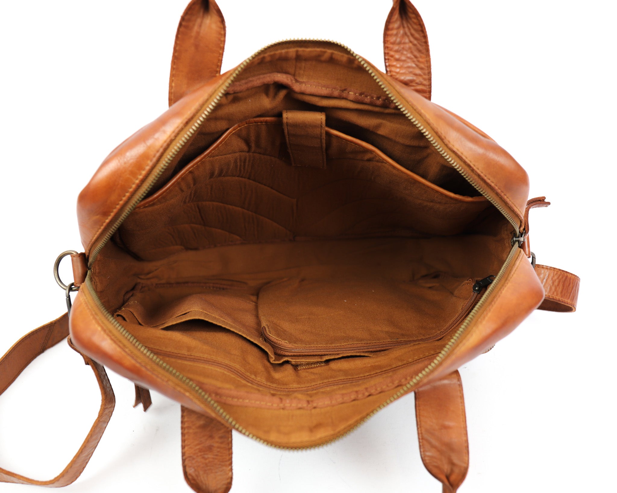 Laptoptasche 'Hugo' Cognac - CL 32815