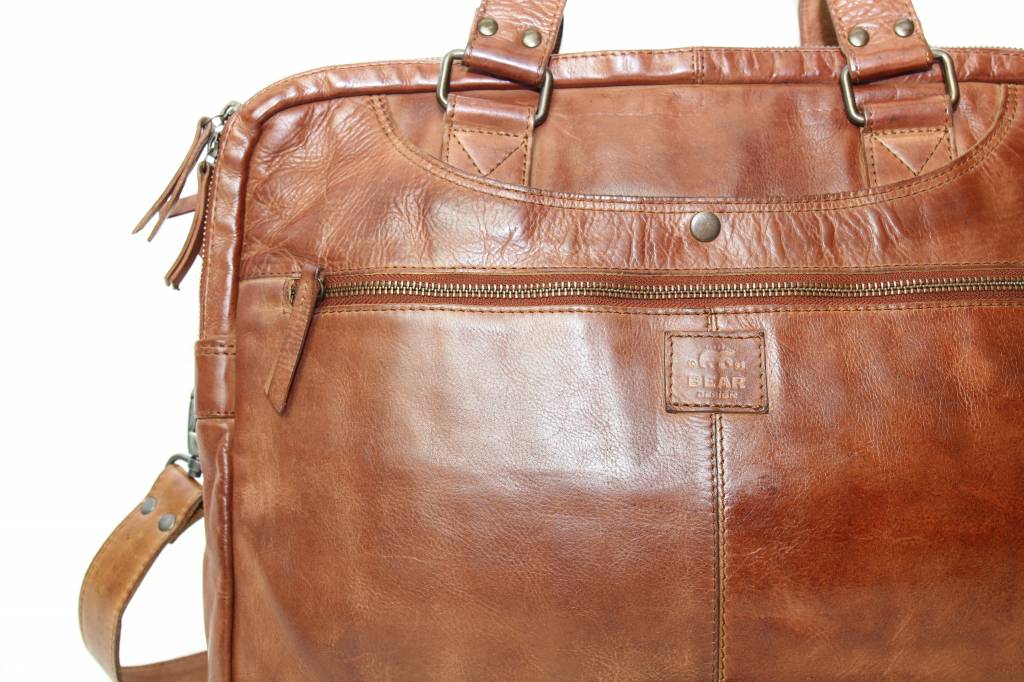 Laptoptasche 'Leandro' cognac