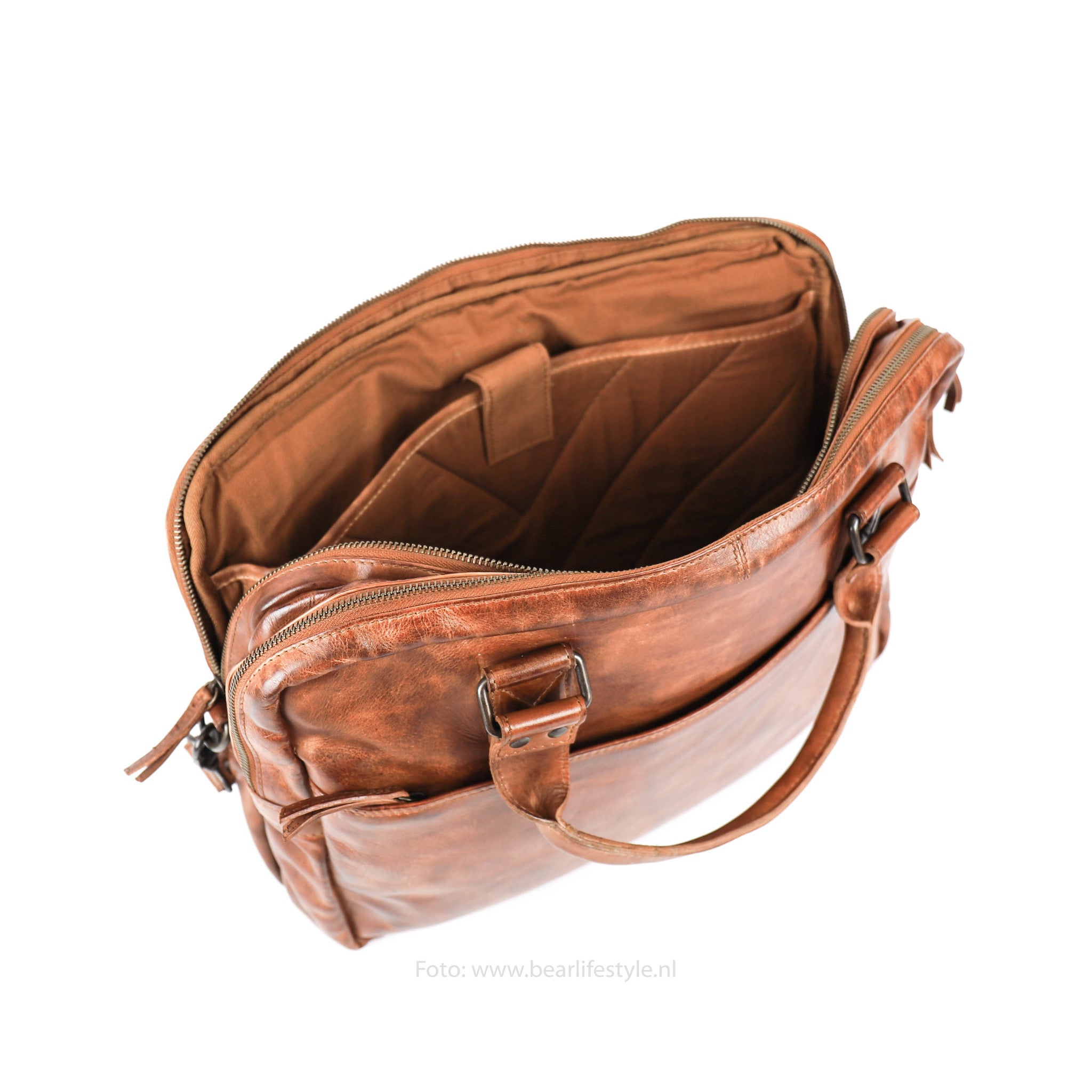 Laptoptasche 'Leandro' cognac