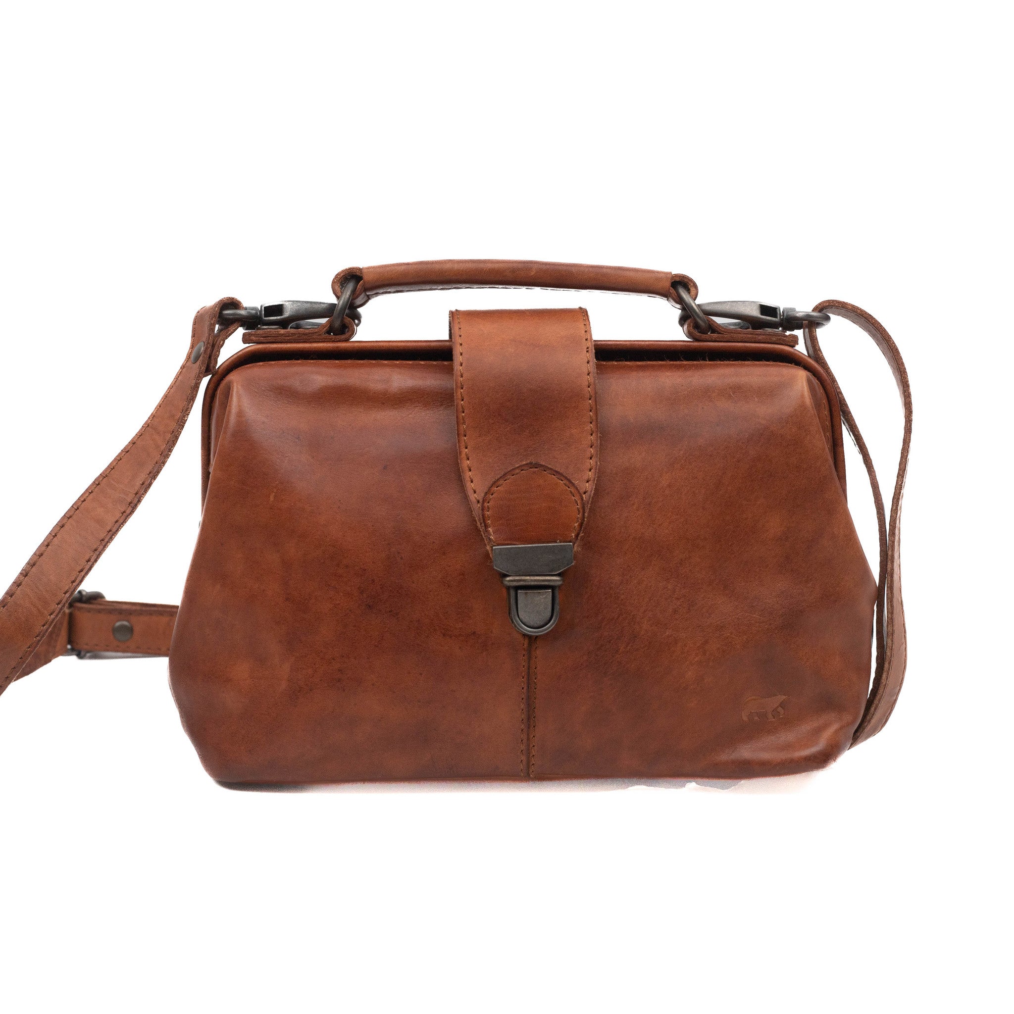 Mini-Arzttasche 'Julia' M Cognac