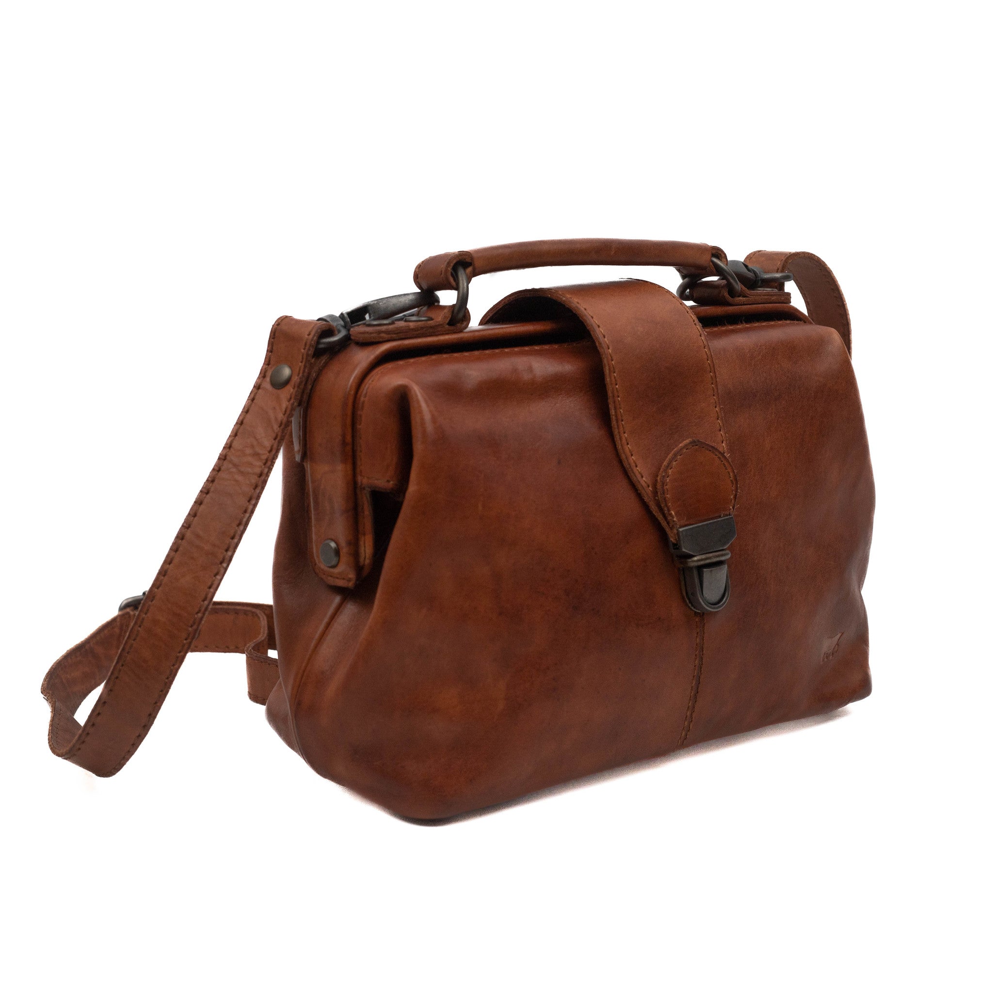 Mini-Arzttasche 'Julia' M Cognac