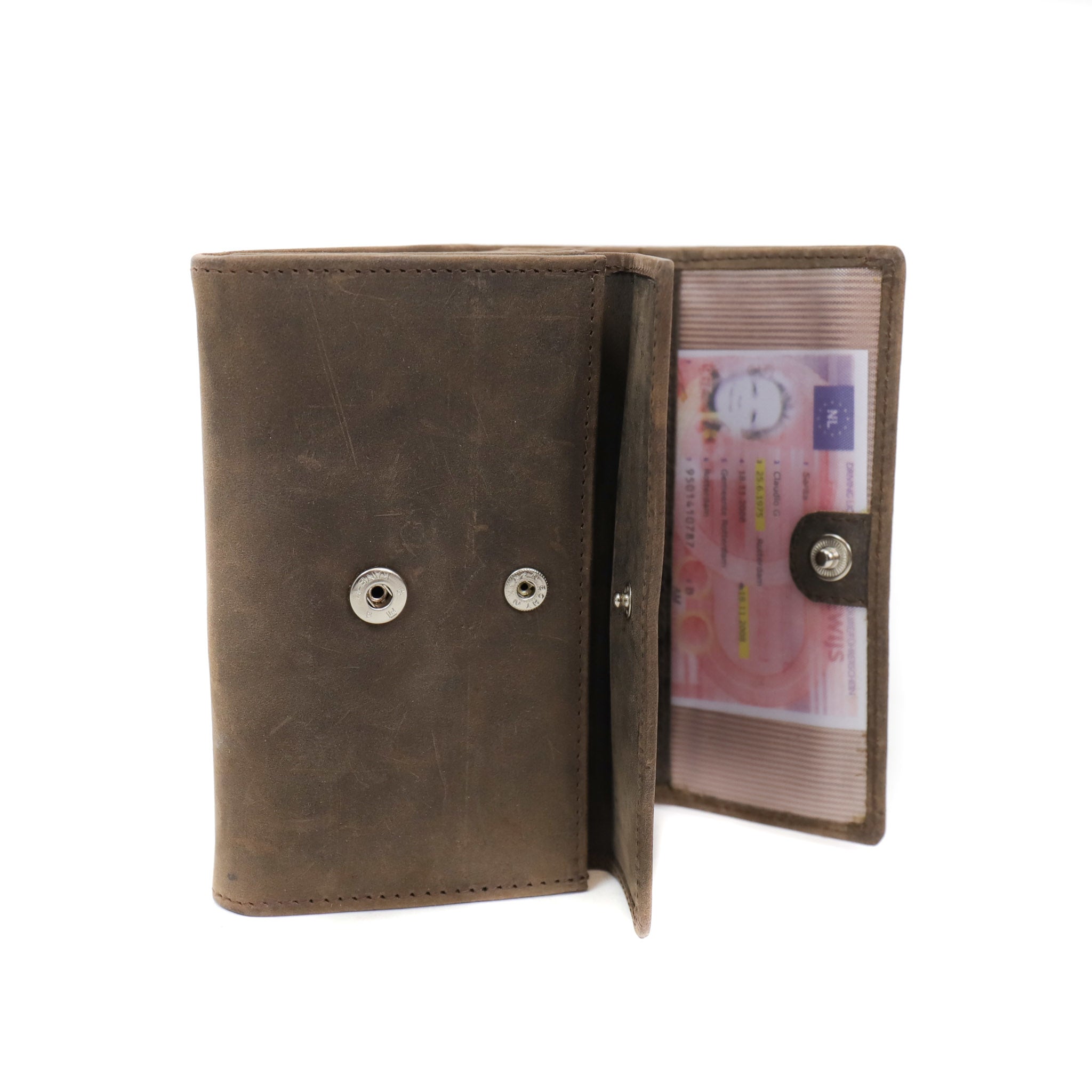 Damenbrieftasche HD 9705 Dunkelbraun