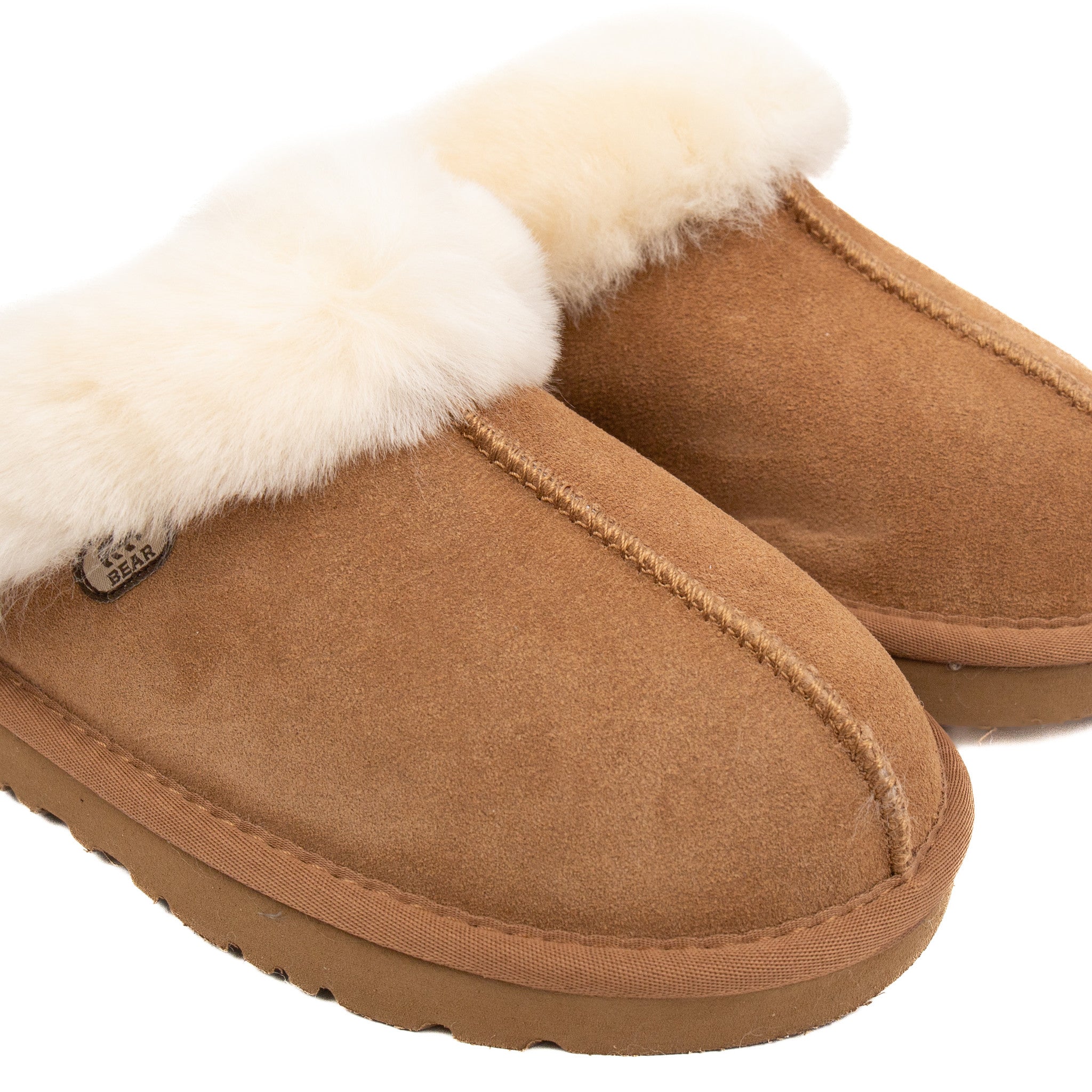 Hausschuhe 'Teddy' beige