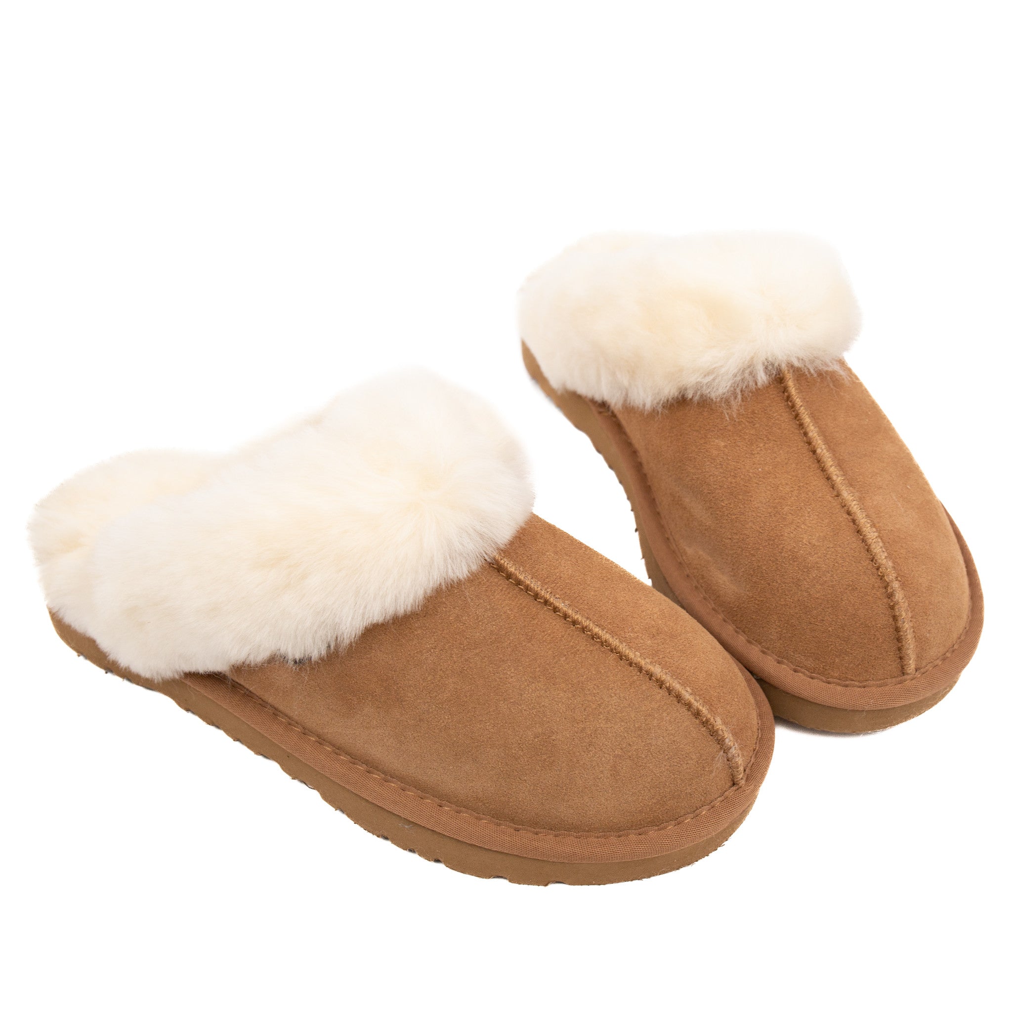 Hausschuhe 'Teddy' beige