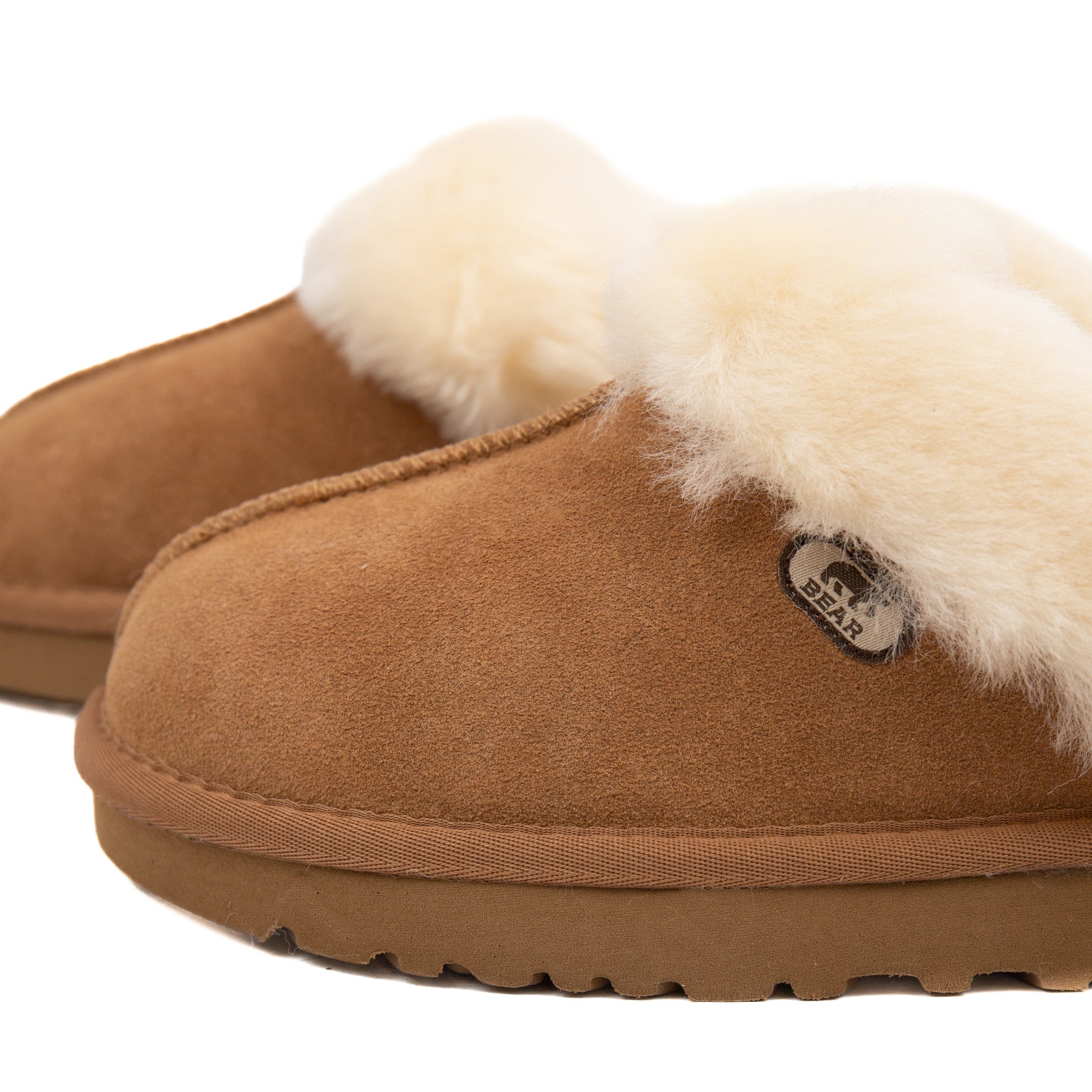 Hausschuhe 'Teddy' beige