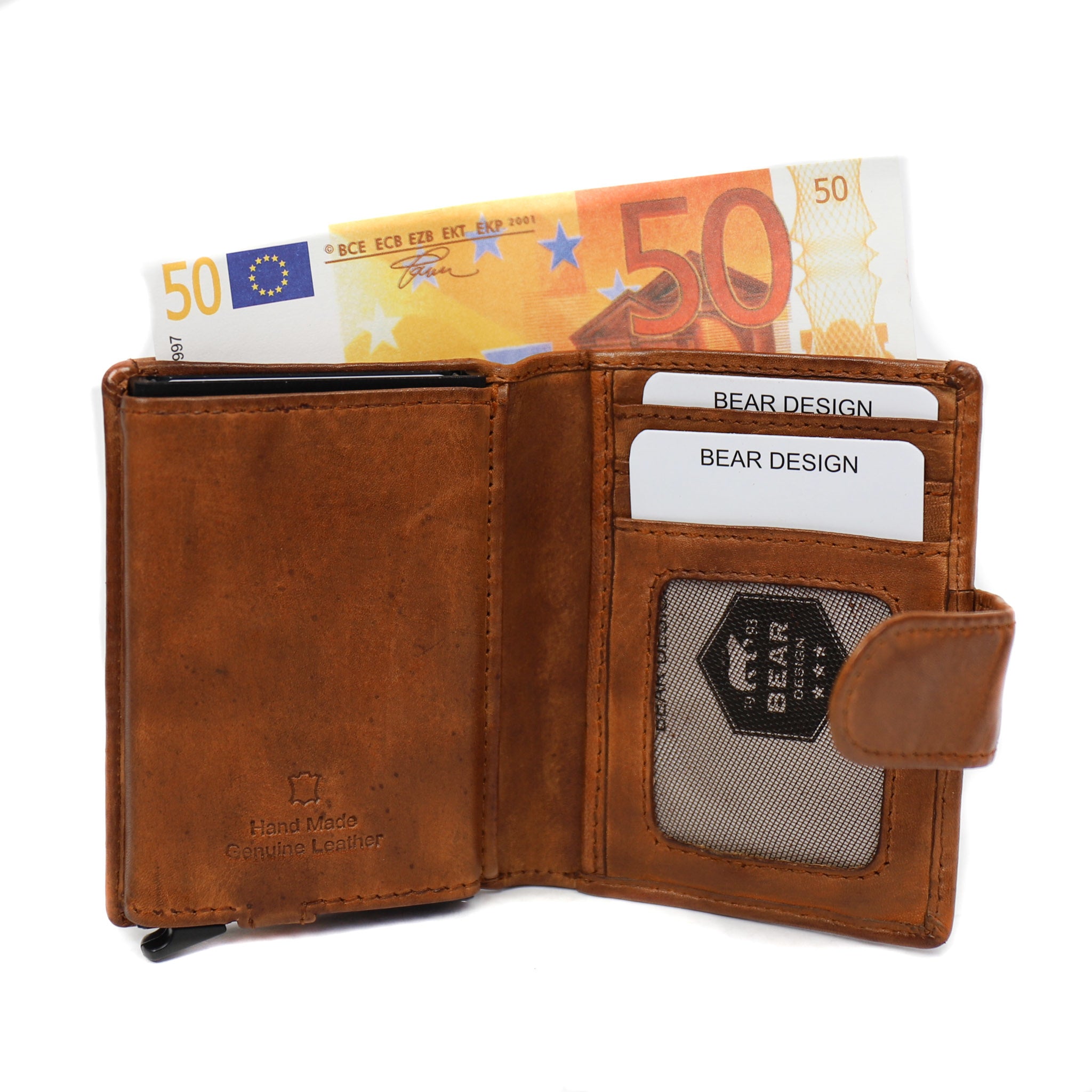 Kartenhalter 'Kris' Cognac - Kl. 15253