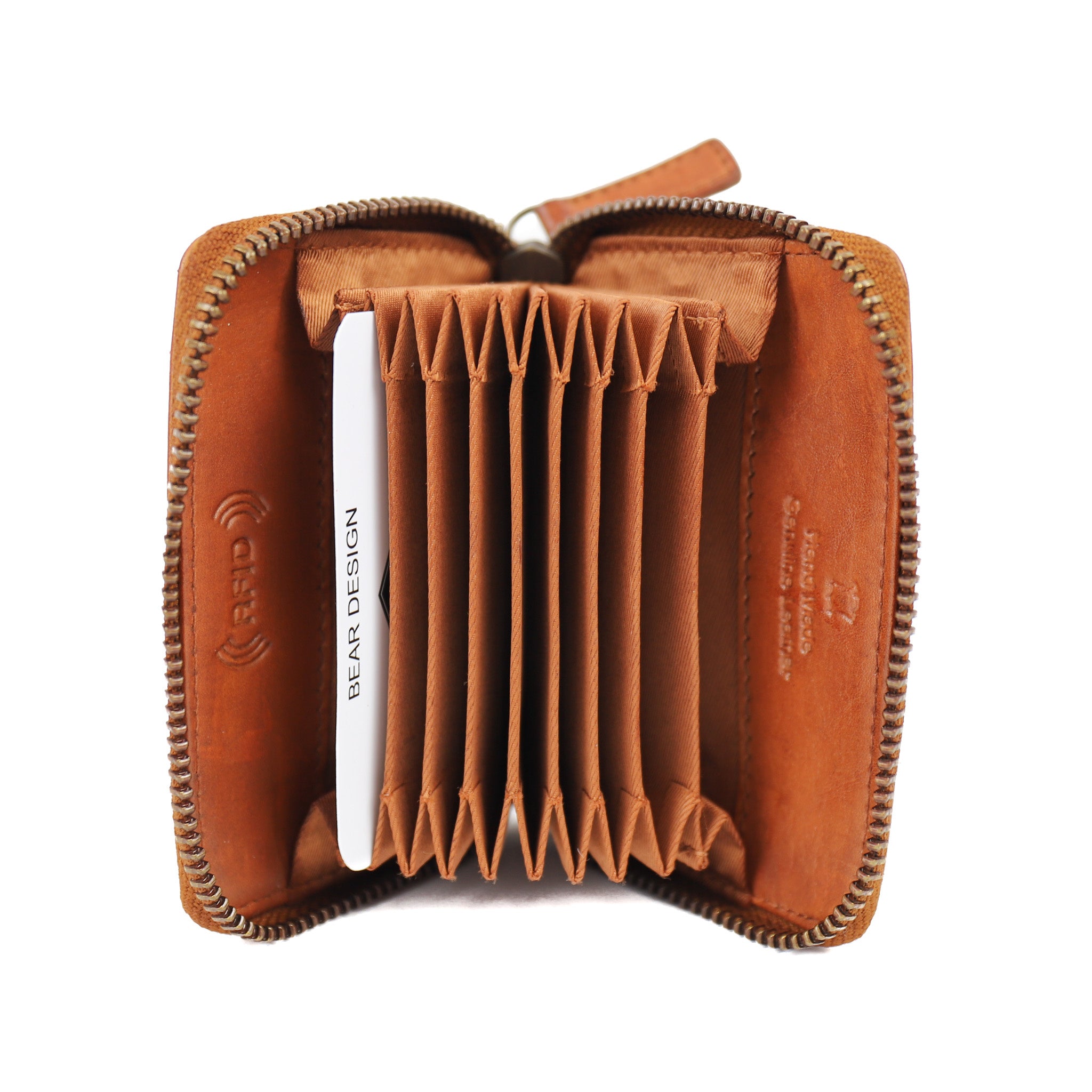 Kartenhalter 'Rudie' Cognac - CL 19408