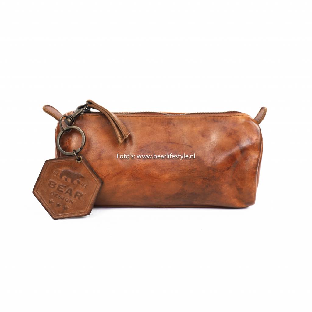 Federmäppchen 'Tito' XL cognac