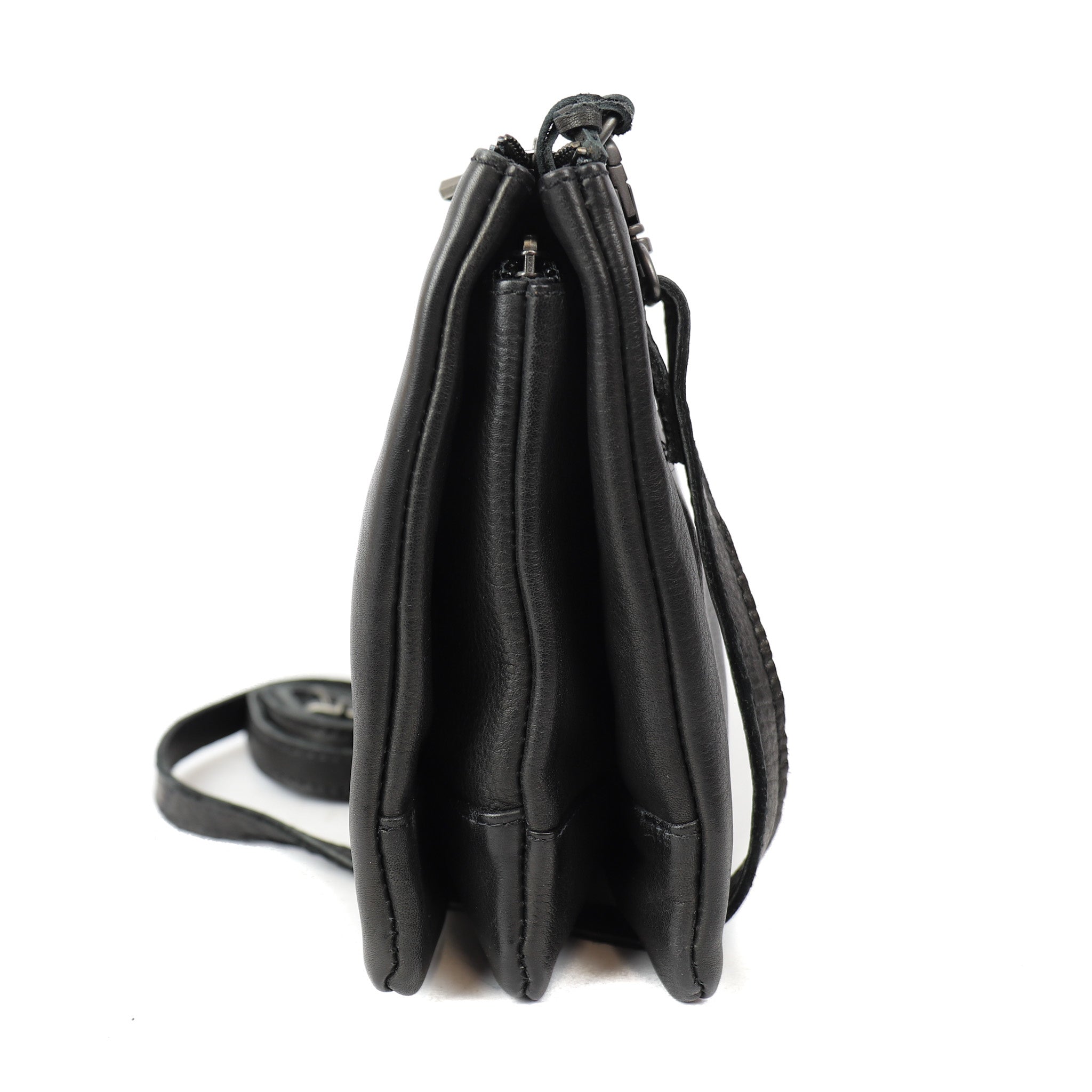 Portemonnaie Tasche 'Uma' XL Schwarz