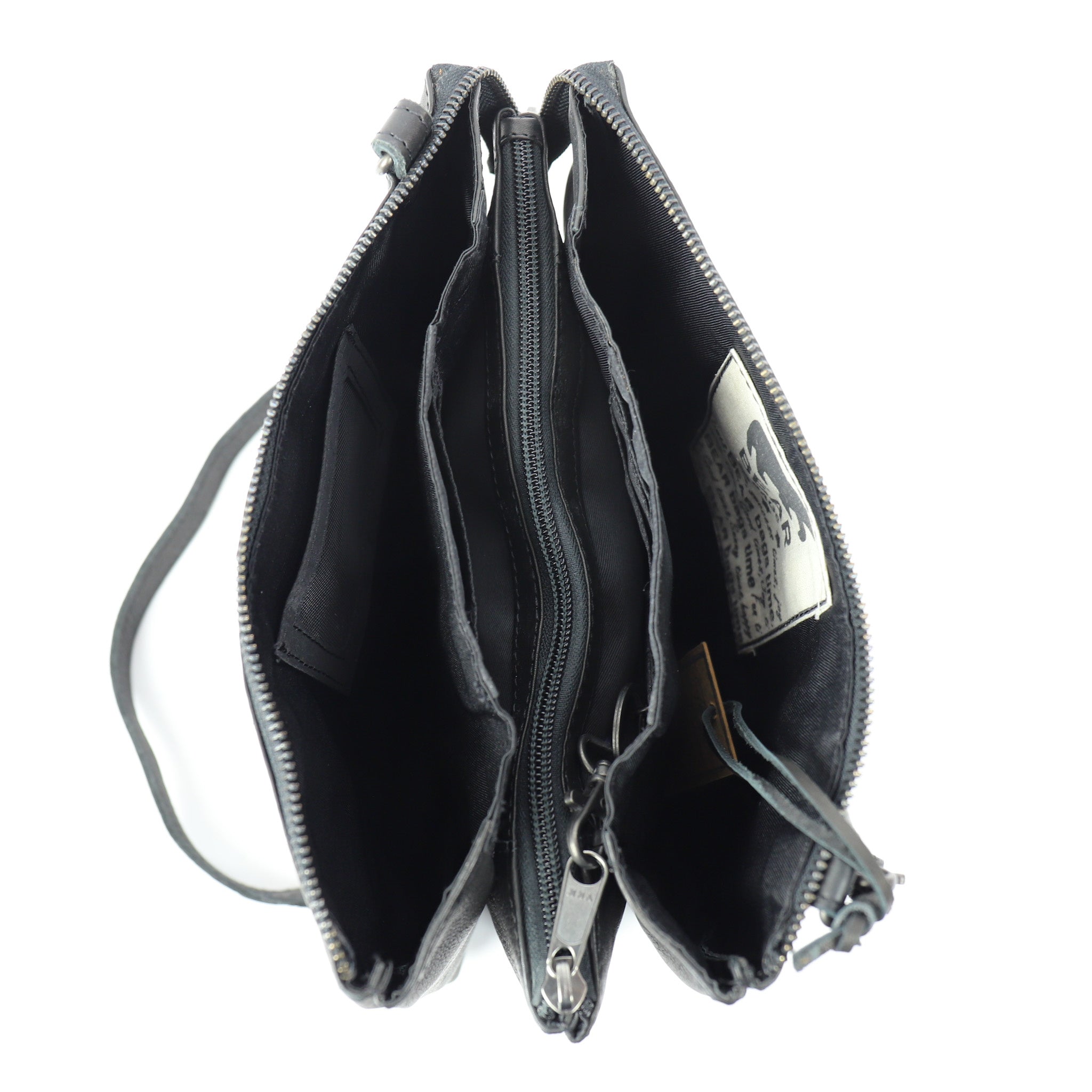 Portemonnaie Tasche 'Uma' XL Schwarz