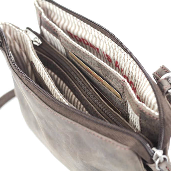 Portemonnaie Tasche 'Uma' Braun