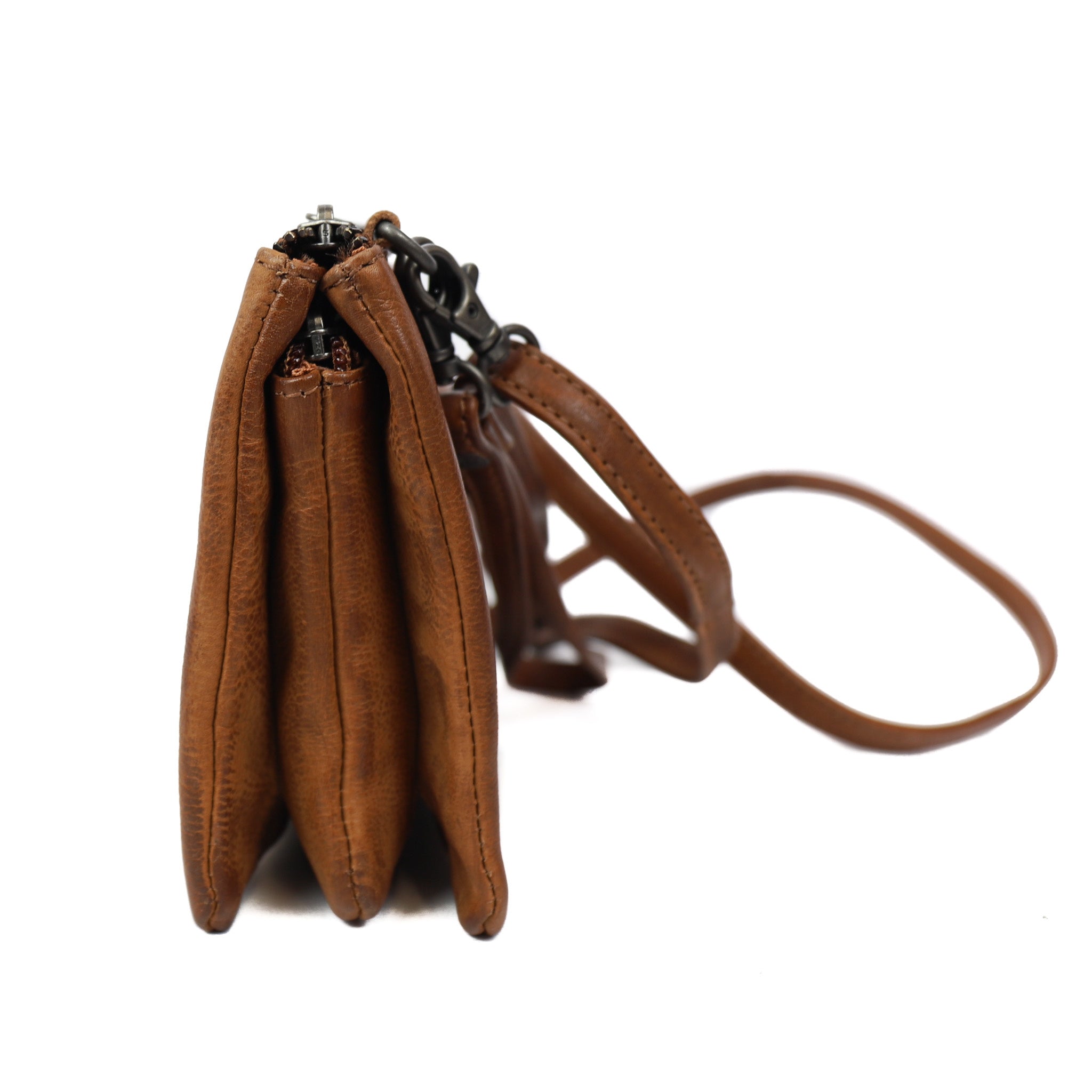 Portemonnaie Tasche 'Uma' Cognac