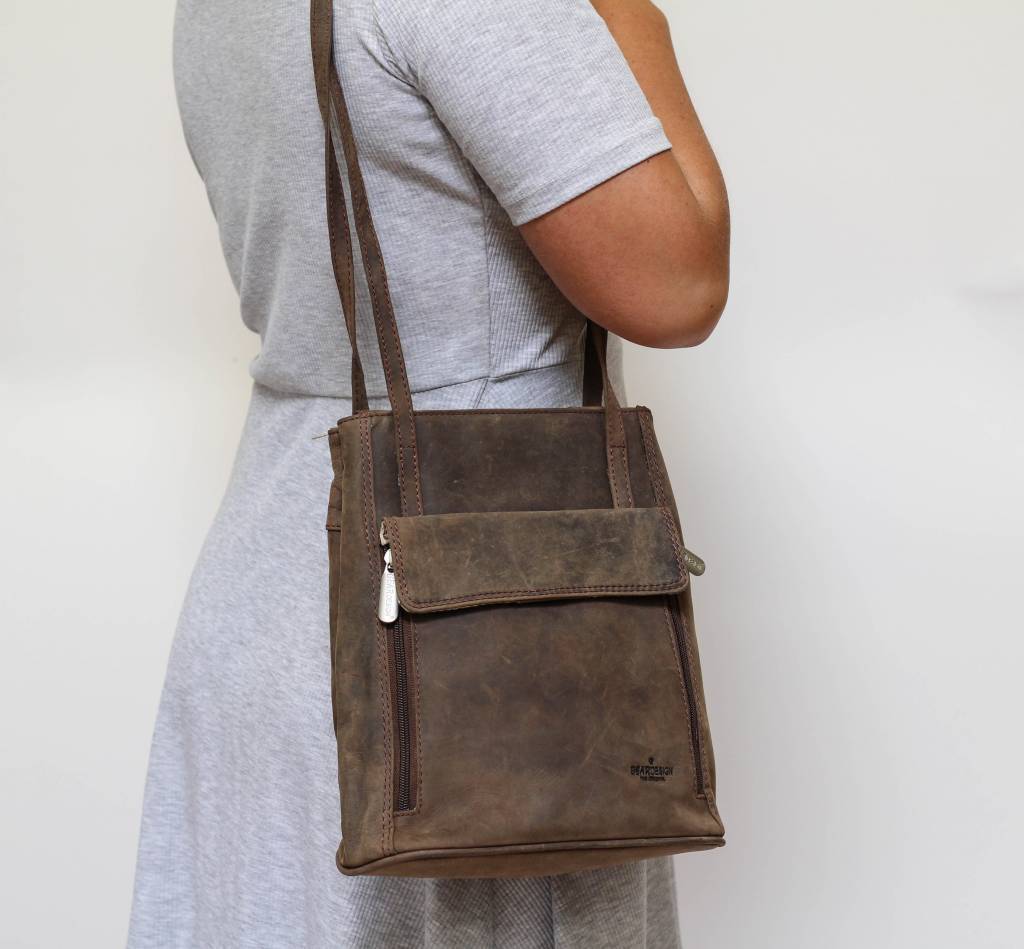 Rucksack/Umhängetasche 'Didi' braun - HD 6666