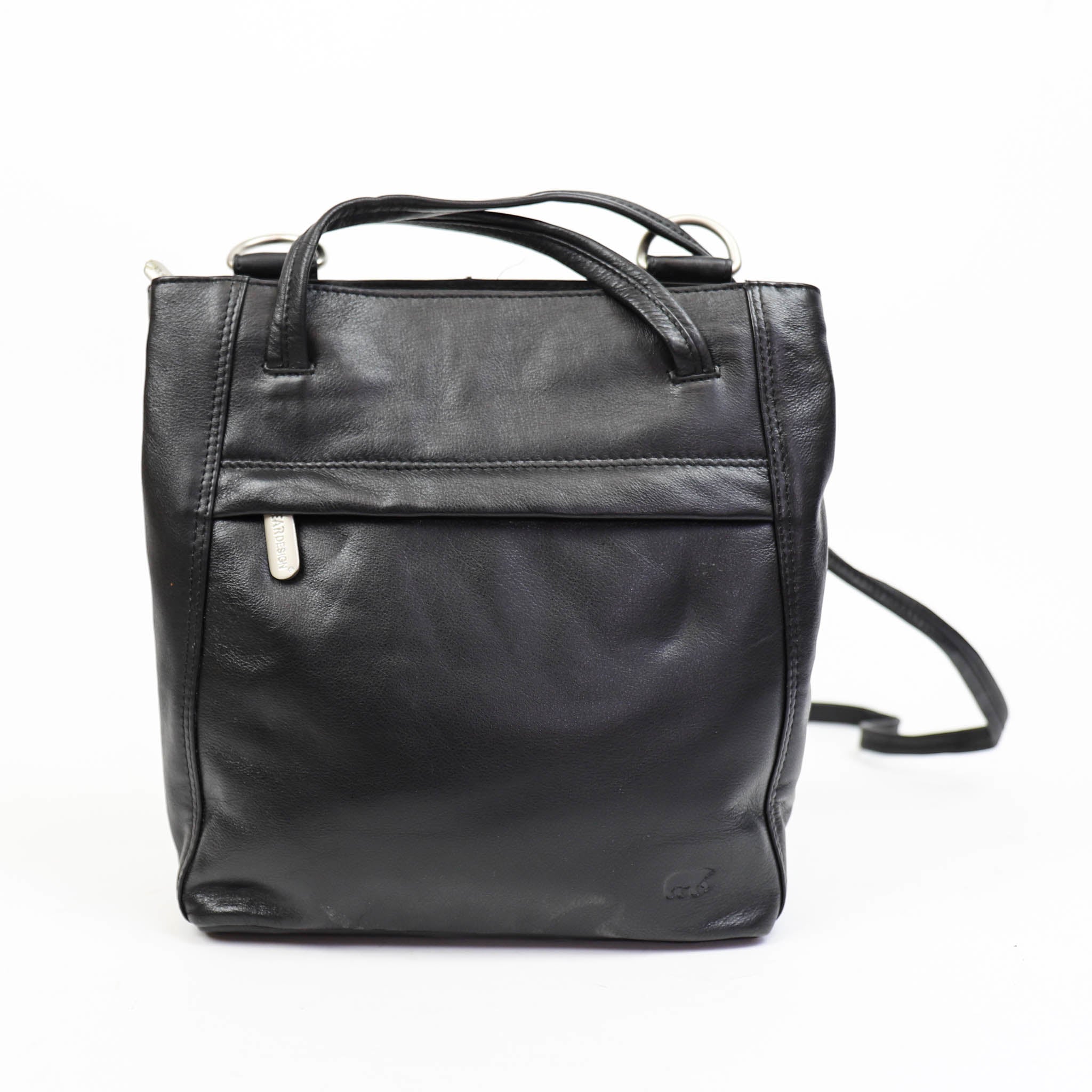 Rucksack/Umhängetasche 'Sandy' schwarz - B 6029