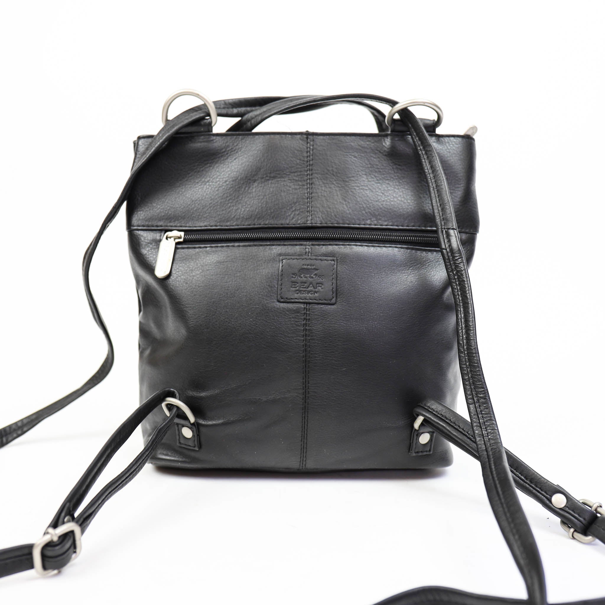 Rucksack/Umhängetasche 'Sandy' schwarz - B 6029
