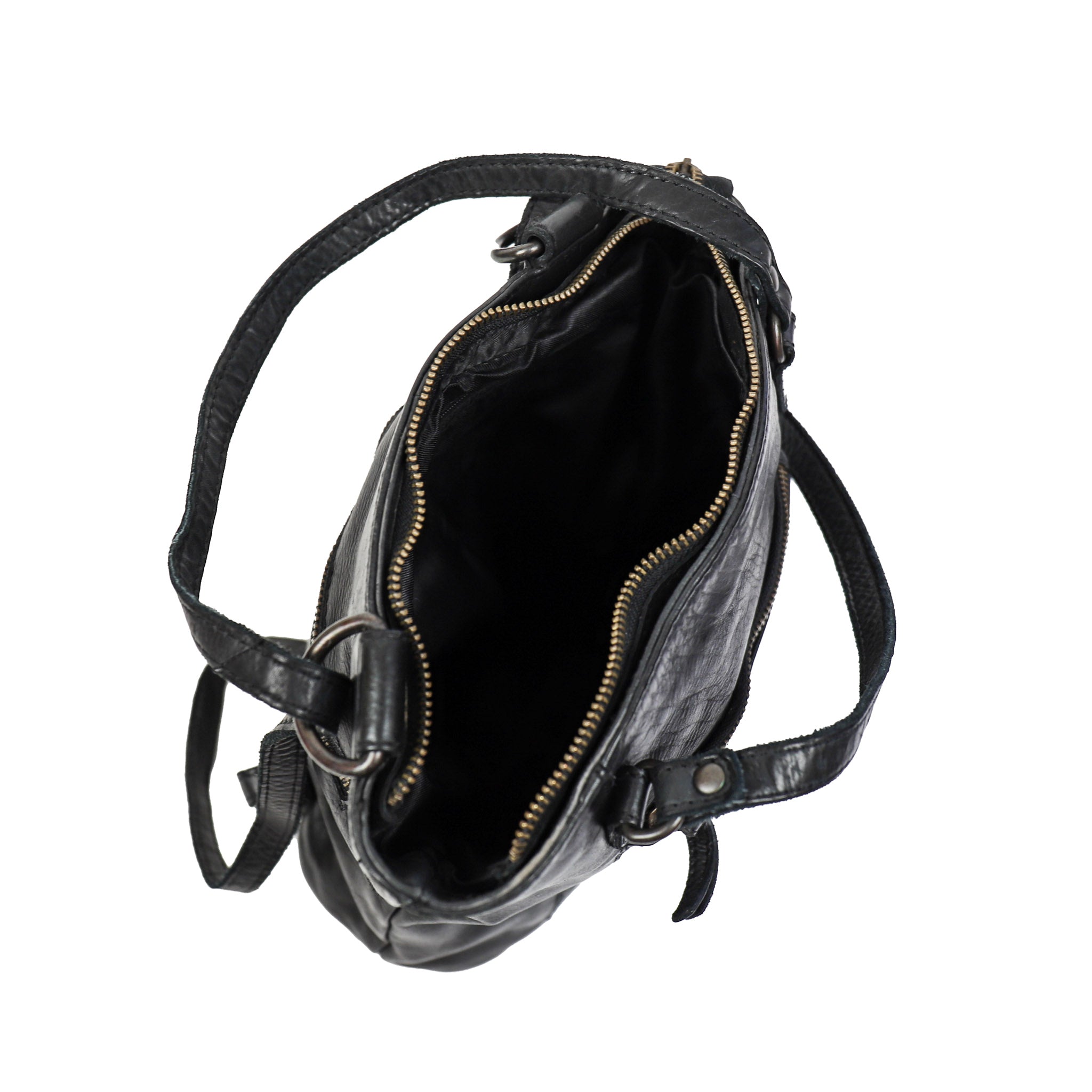 Rucksack/Umhängetasche 'Sandy' Schwarz