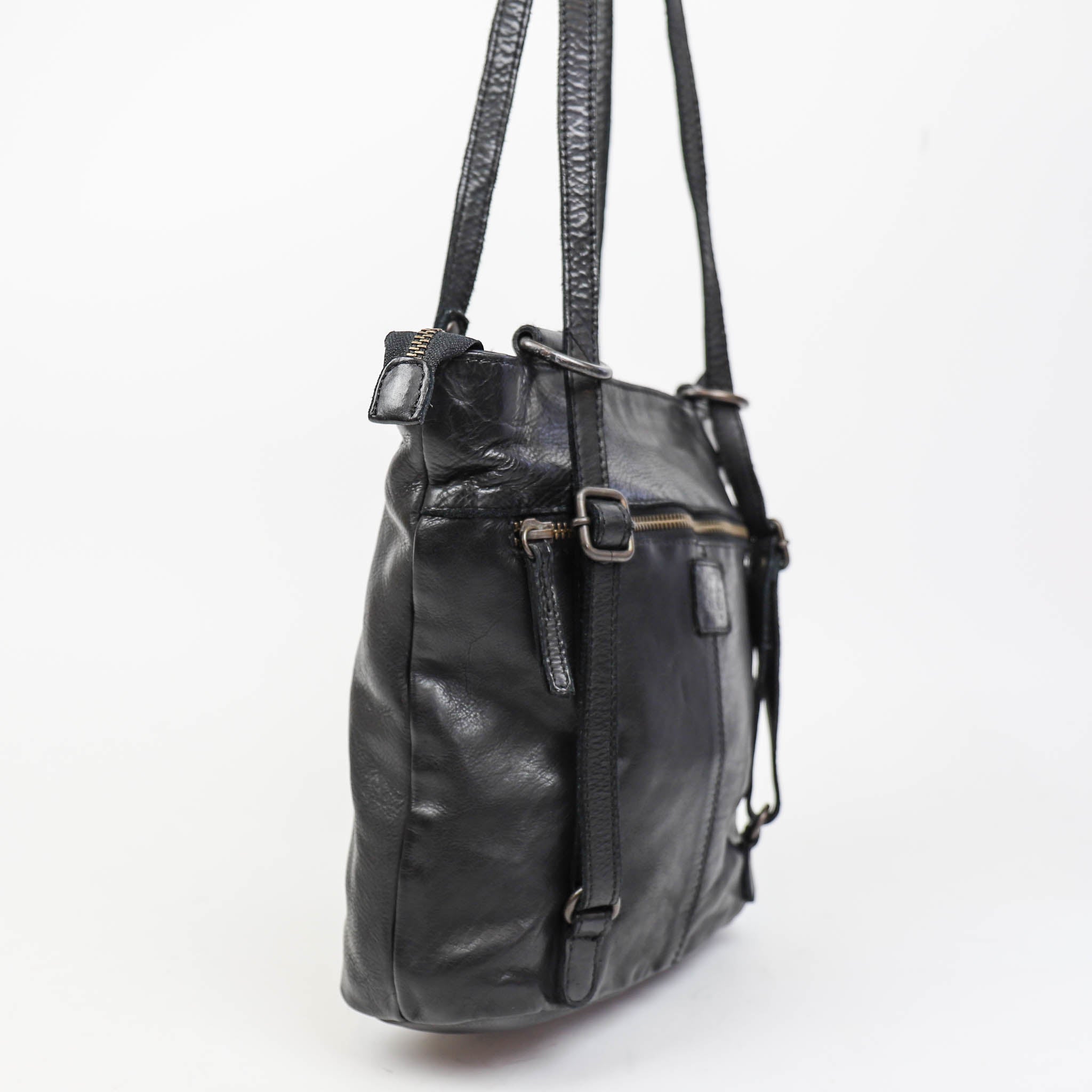 Rucksack/Umhängetasche 'Sandy' Schwarz