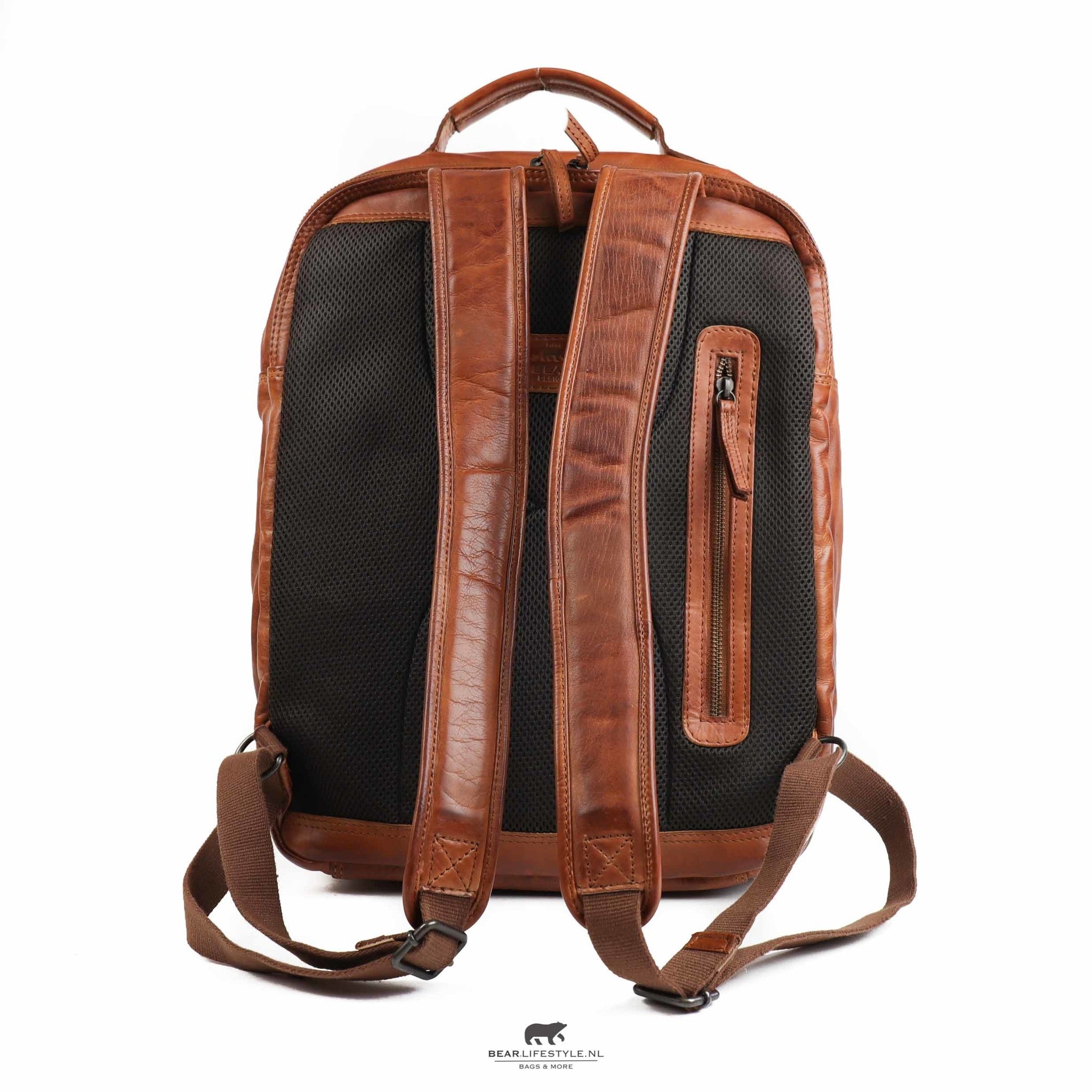 Rucksack 'Ties' Cognac - CL 40848