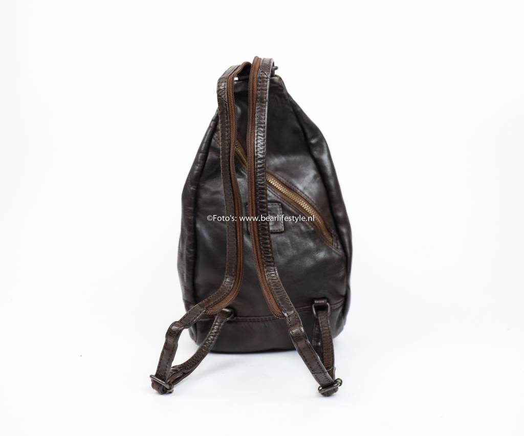 Rucksack 'Hannie' dunkelbraun - CL 36137