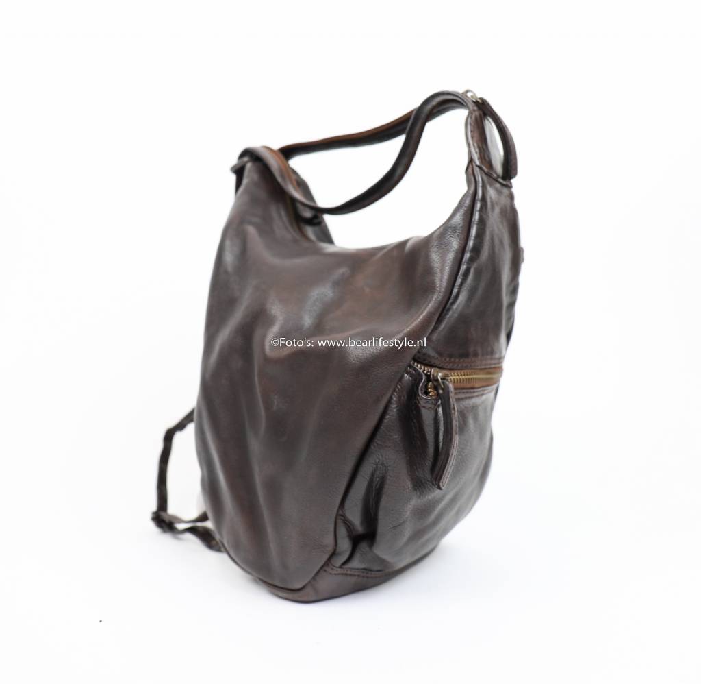 Rucksack 'Hannie' dunkelbraun - CL 36137