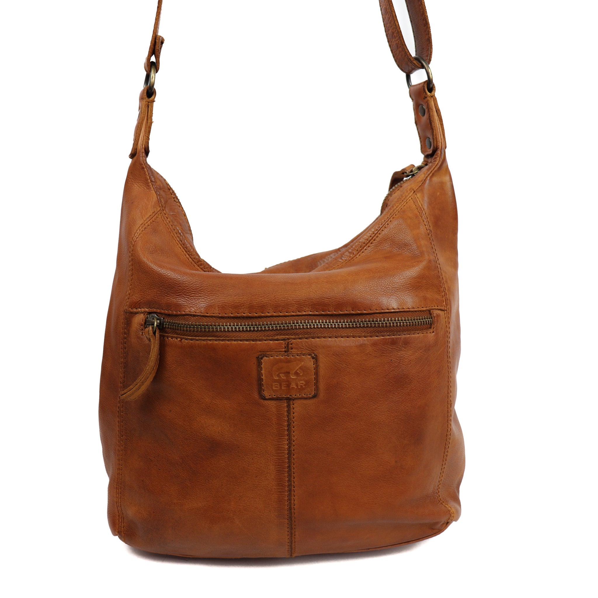 Umhängetasche 'Anna' cognac - CL 32612