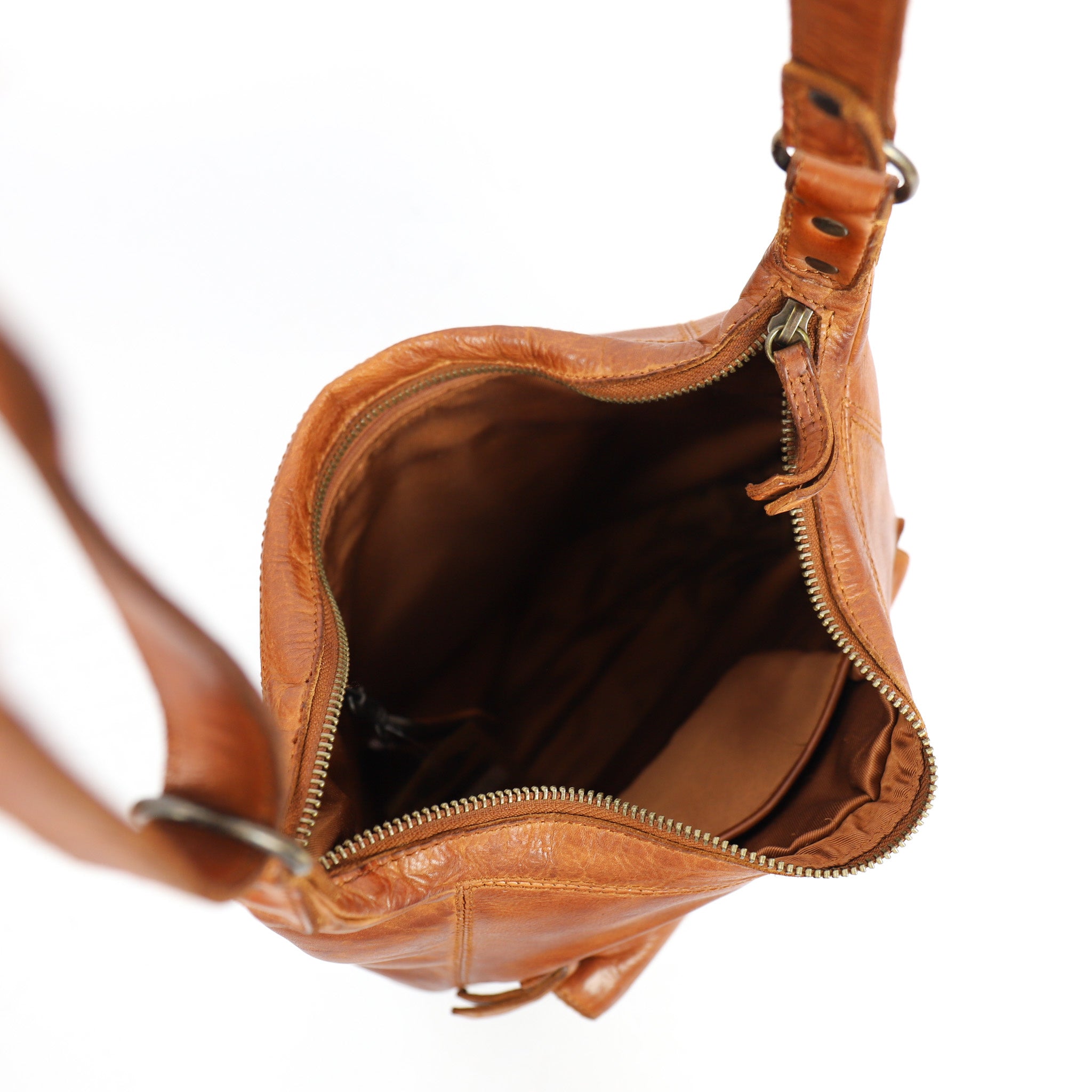 Umhängetasche 'Anna' cognac - CL 32612