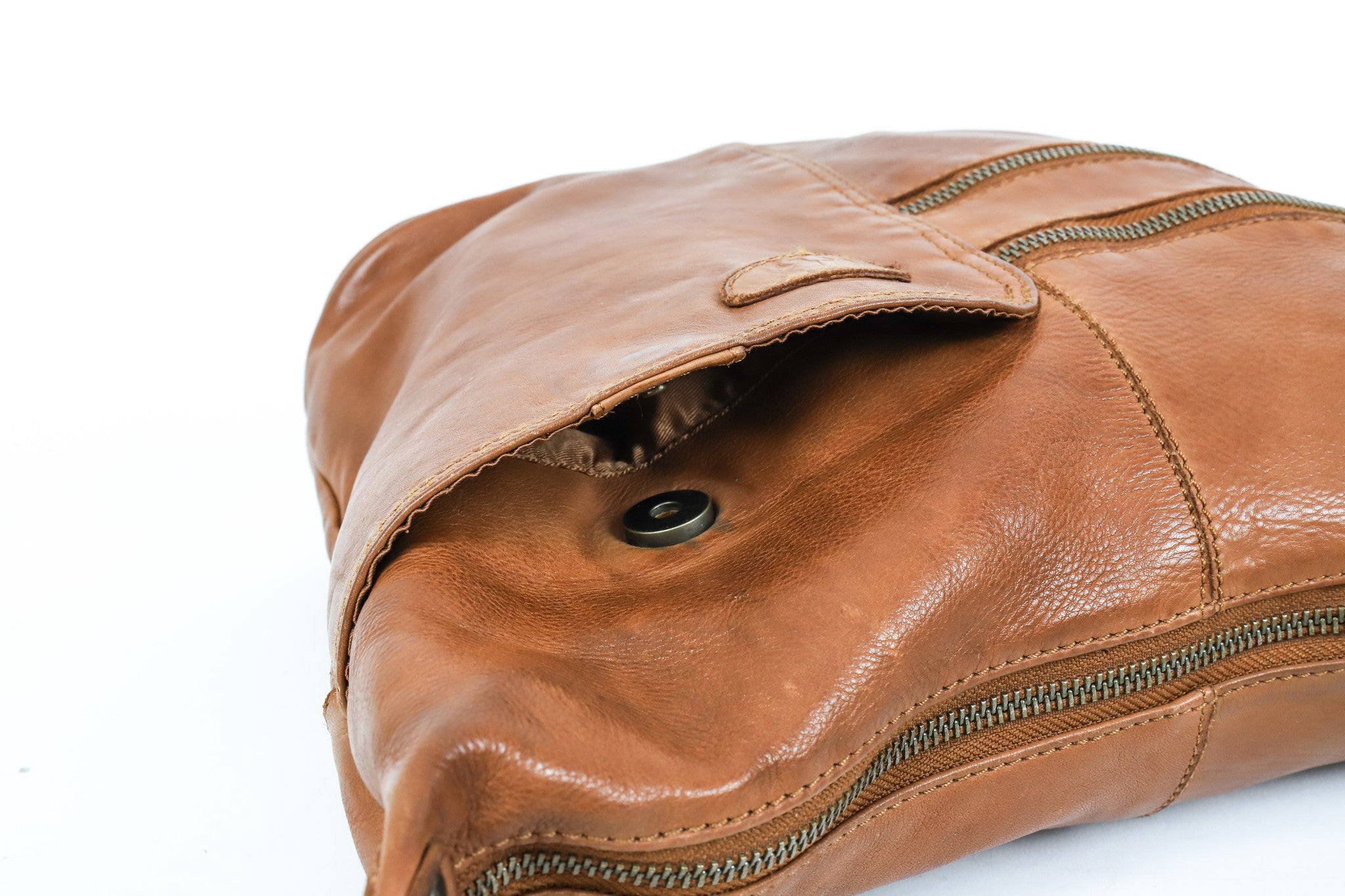 Umhängetasche 'Frieda' cognac - CL 40498
