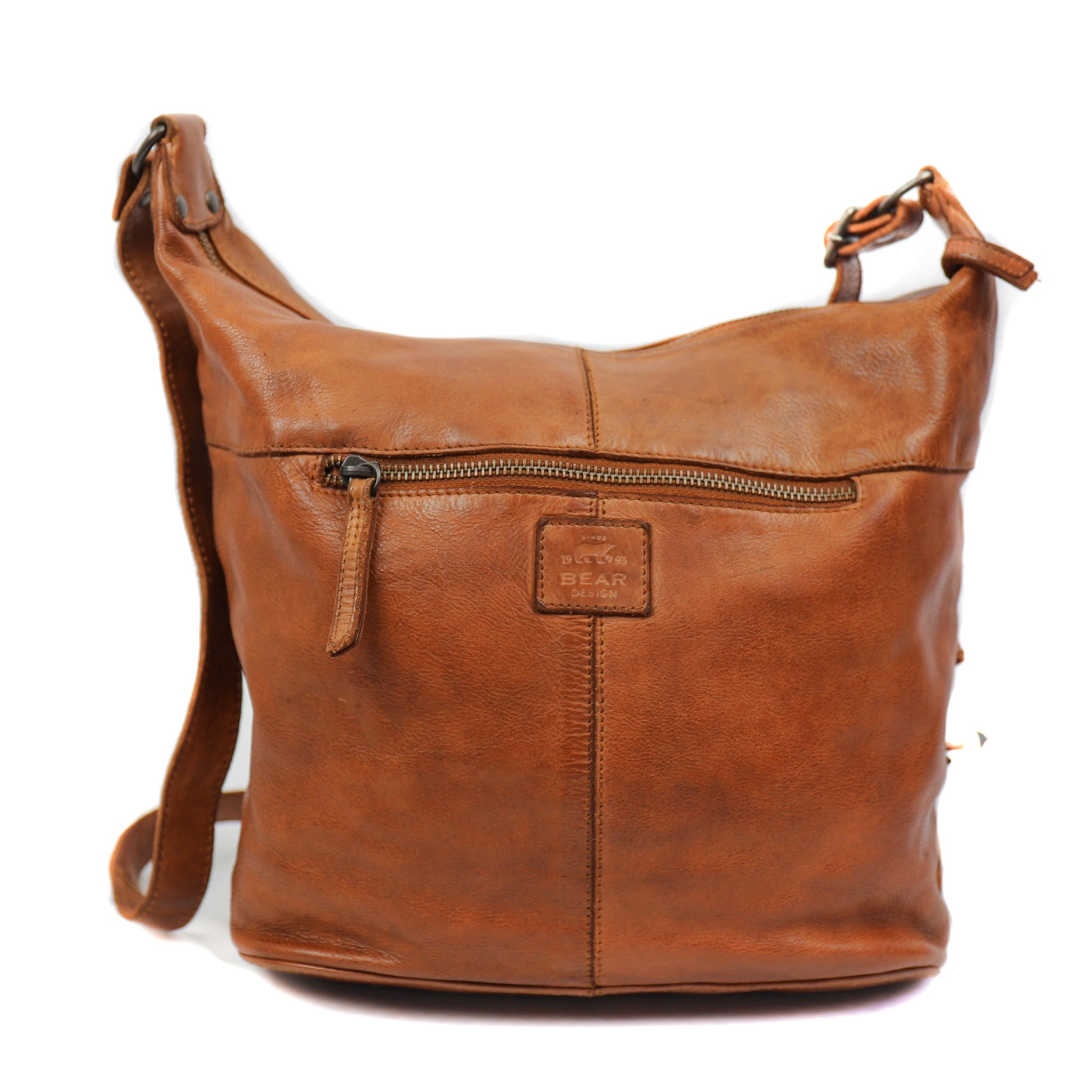 Umhängetasche 'Frieda' cognac - CL 40498