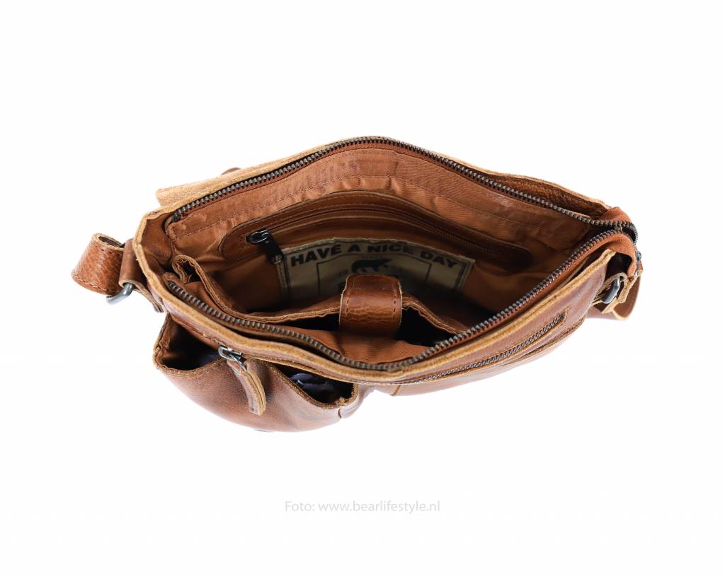 Umhängetasche 'Lauro' cognac - CP 0771