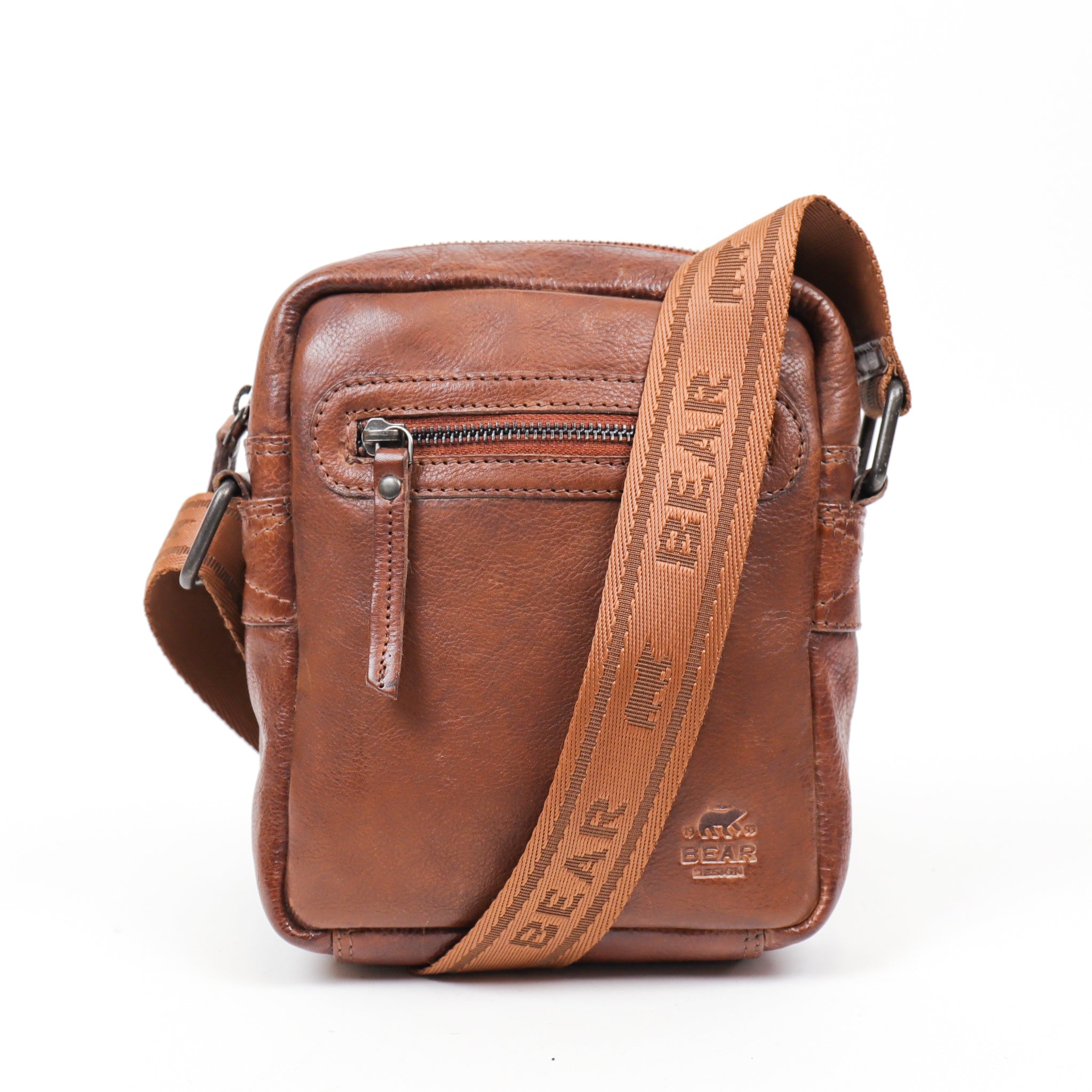 Umhängetasche 'Leonardo' Cognac - CP 1847