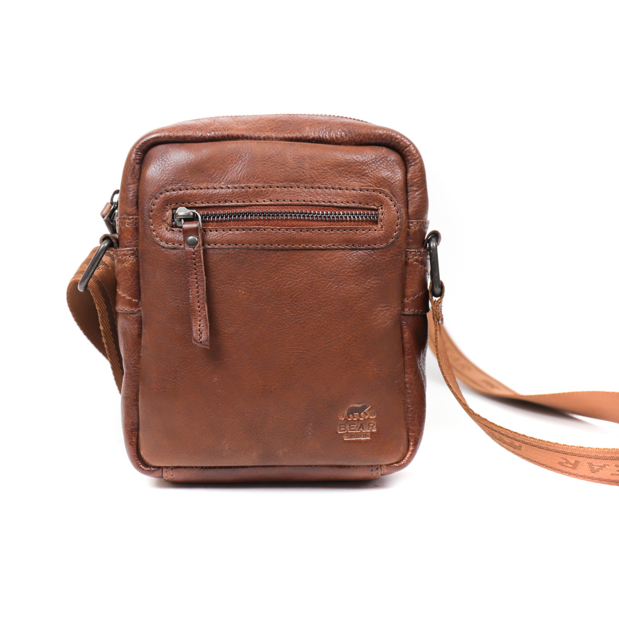 Umhängetasche 'Leonardo' Cognac - CP 1847