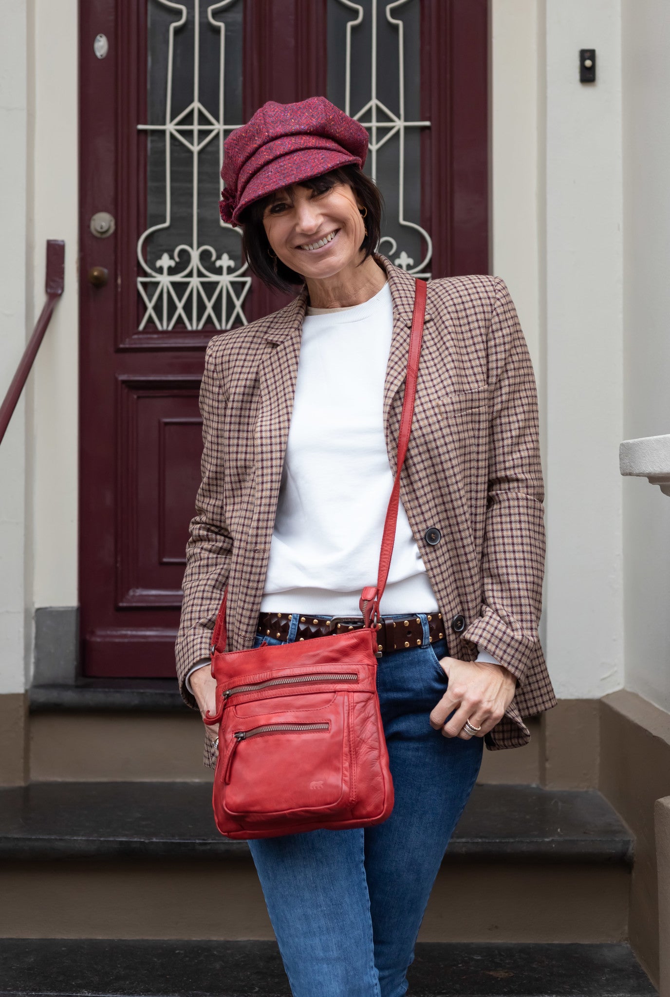 Umhängetasche 'Marion' rot - CL 40496