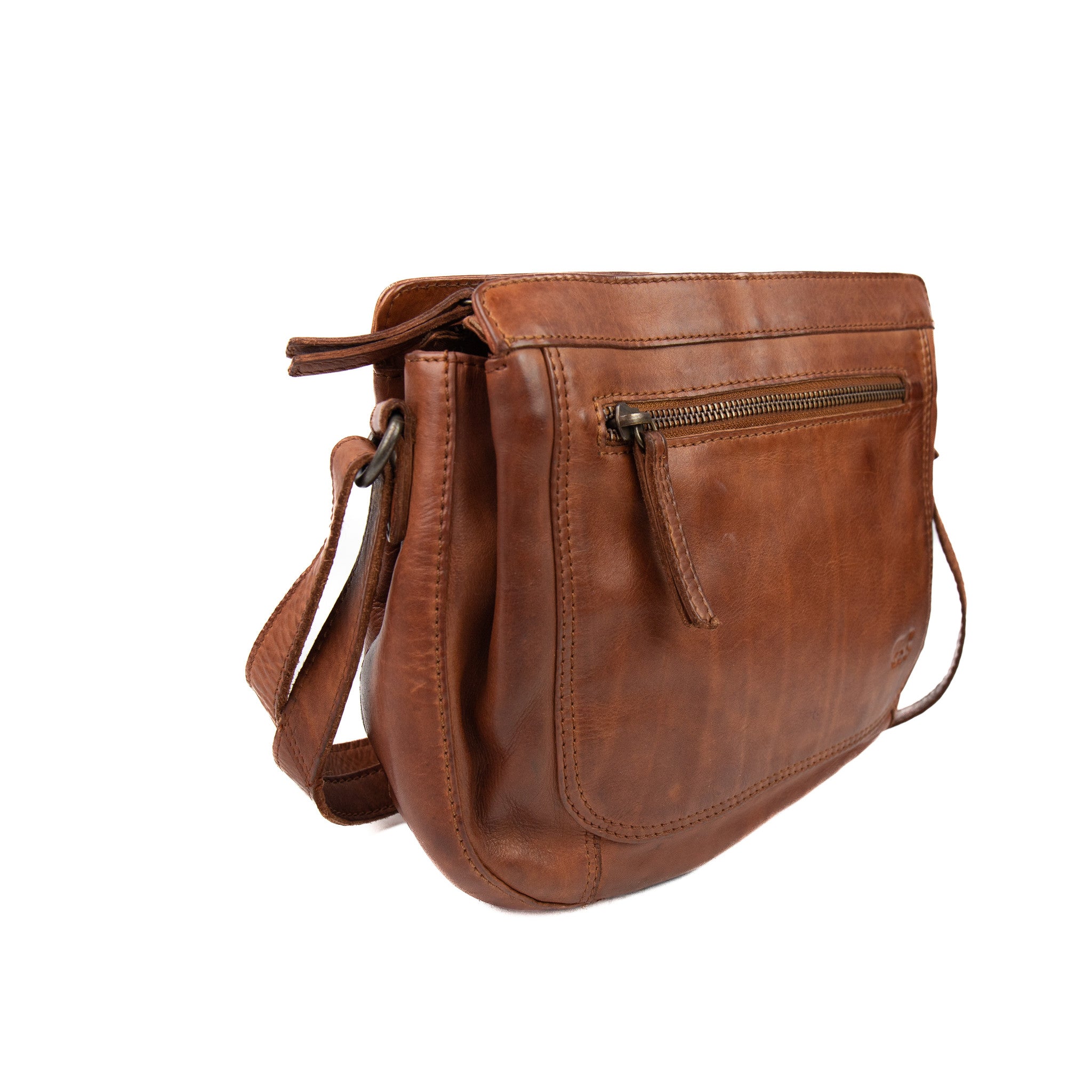 Umhängetasche 'Miley' cognac - CL 41707