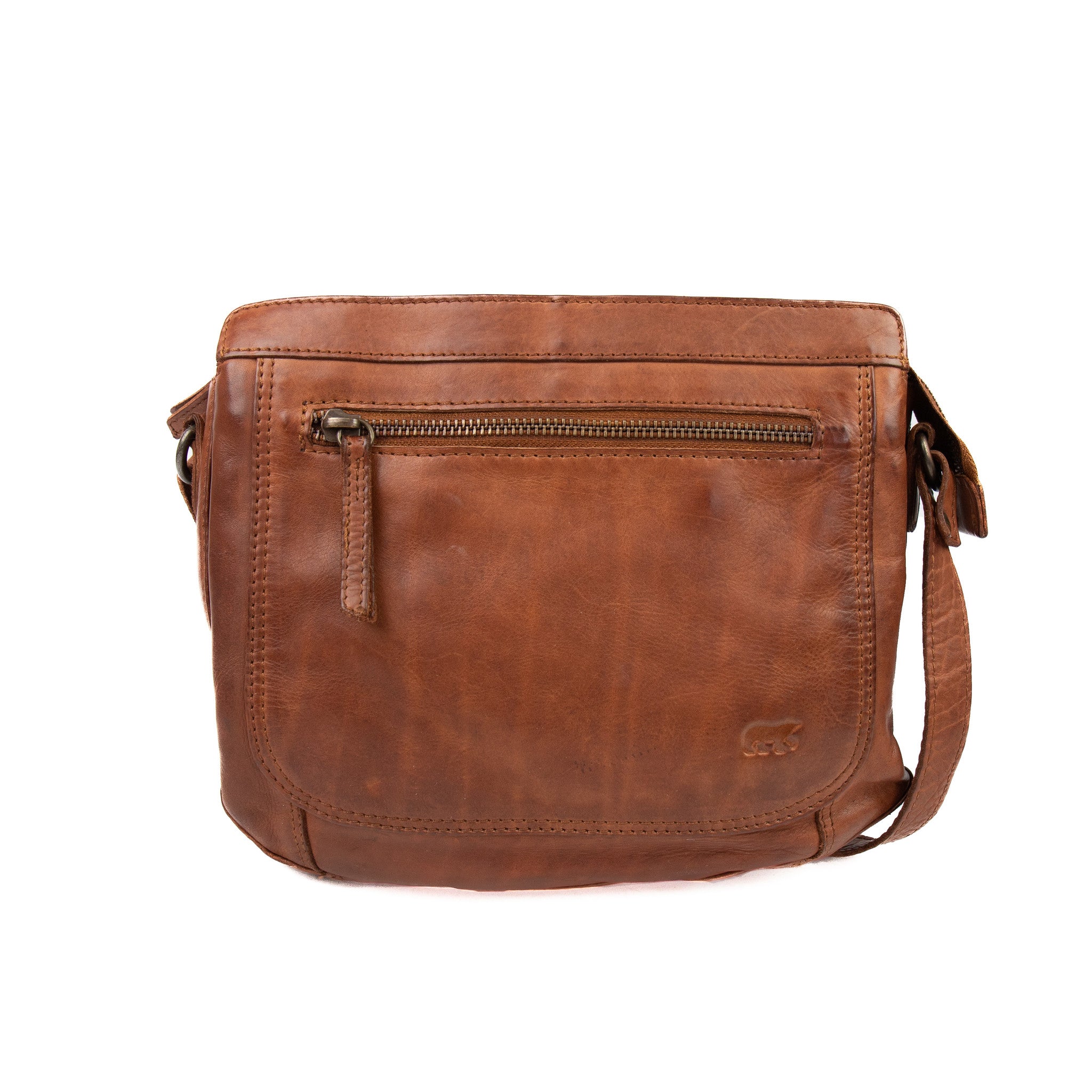 Umhängetasche 'Miley' cognac - CL 41707