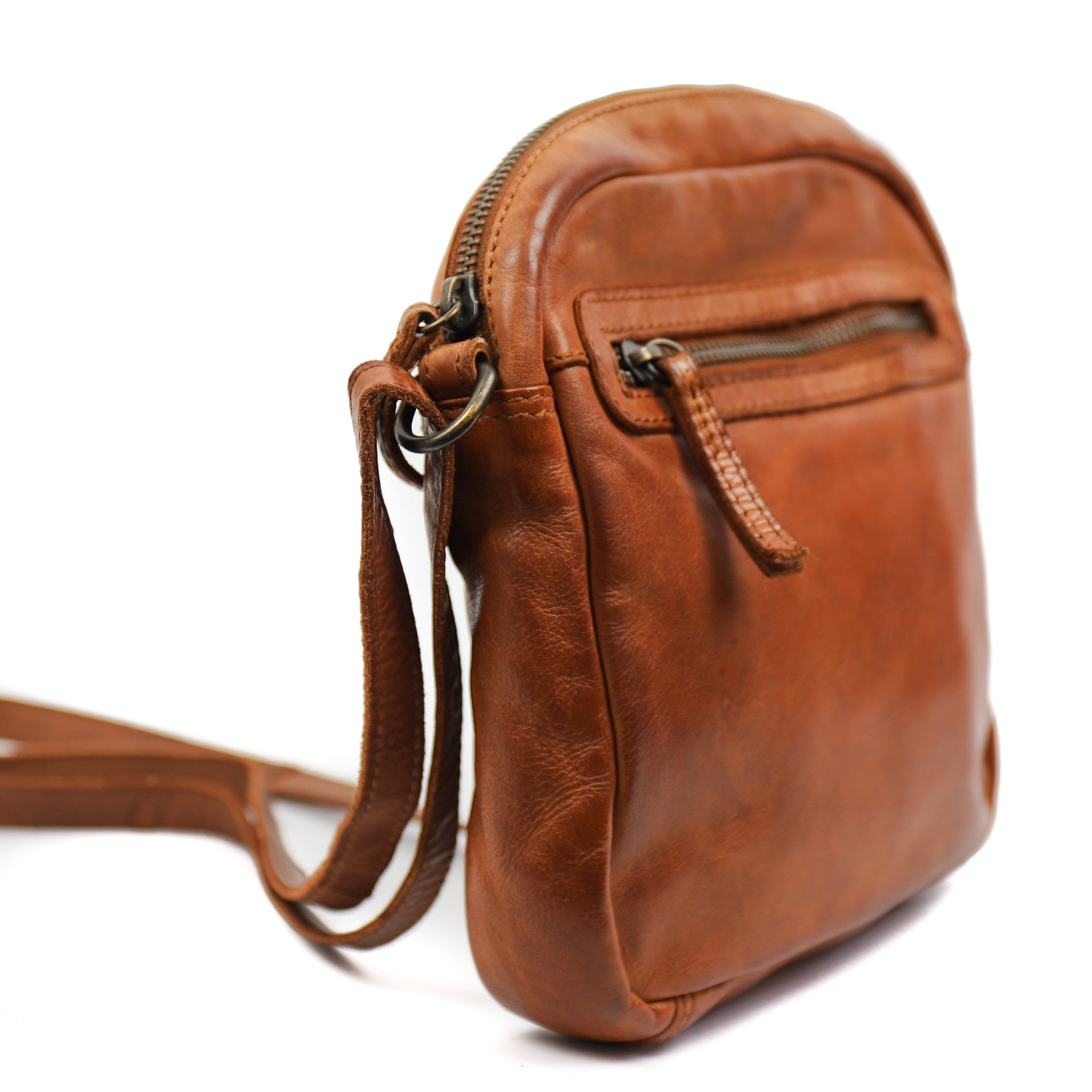 Umhängetasche 'Ray' Cognac - CL 35952