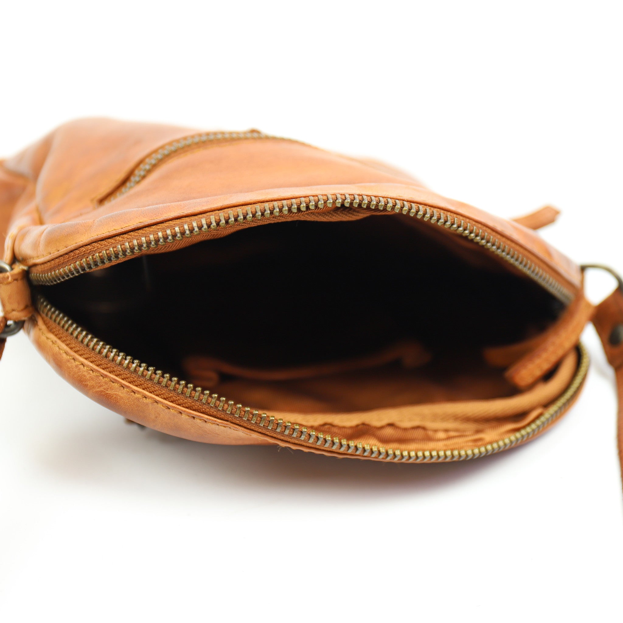 Umhängetasche 'Ray' Cognac - CL 35952