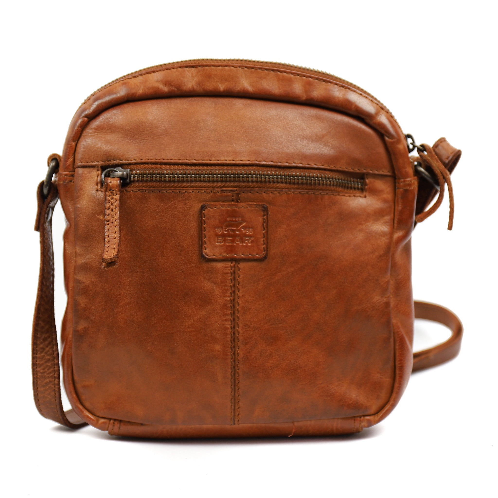 Umhängetasche 'Ray' Cognac - CL 35952