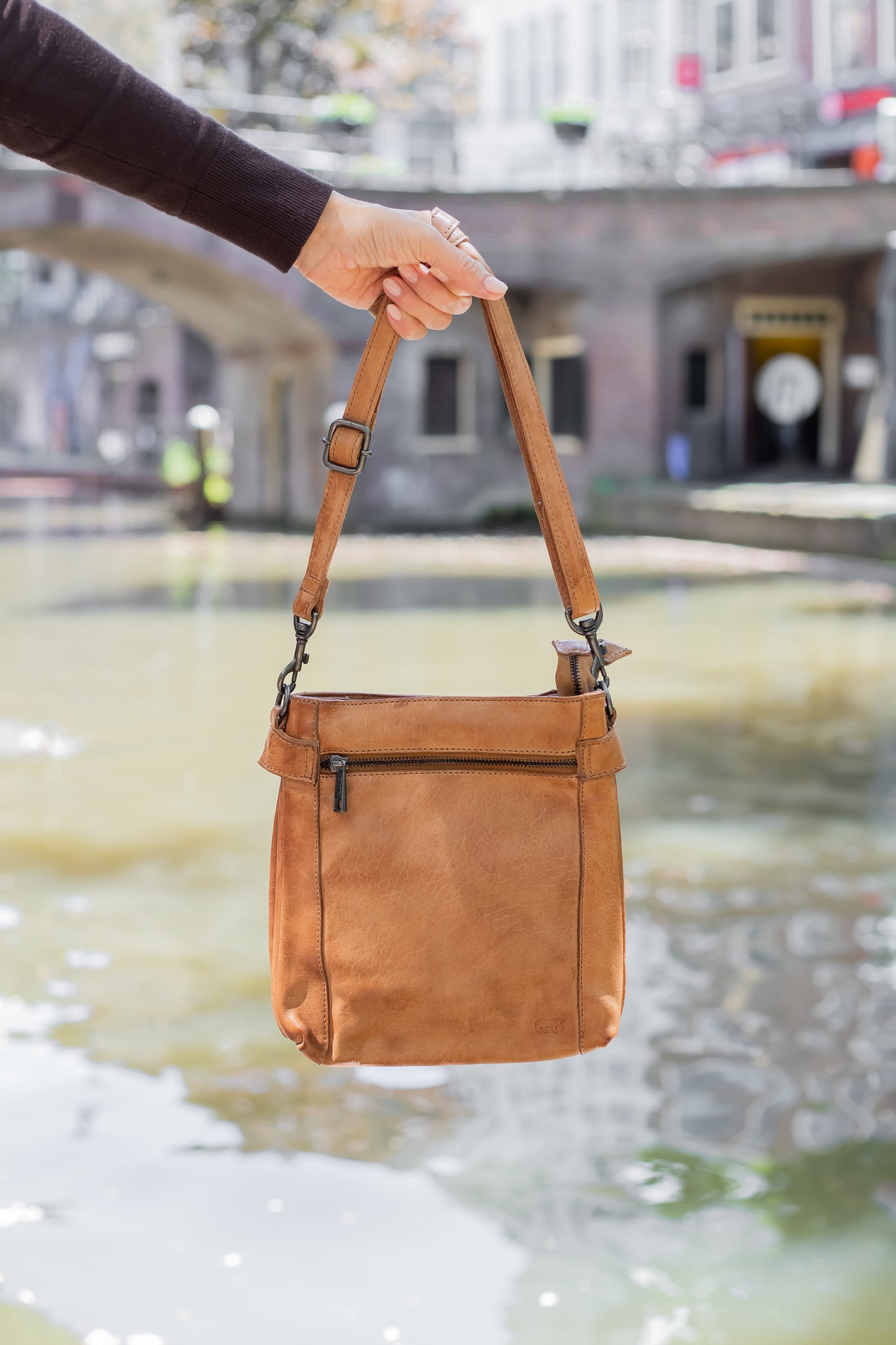 Umhängetasche 'Teppie' Cognac - CP 2220