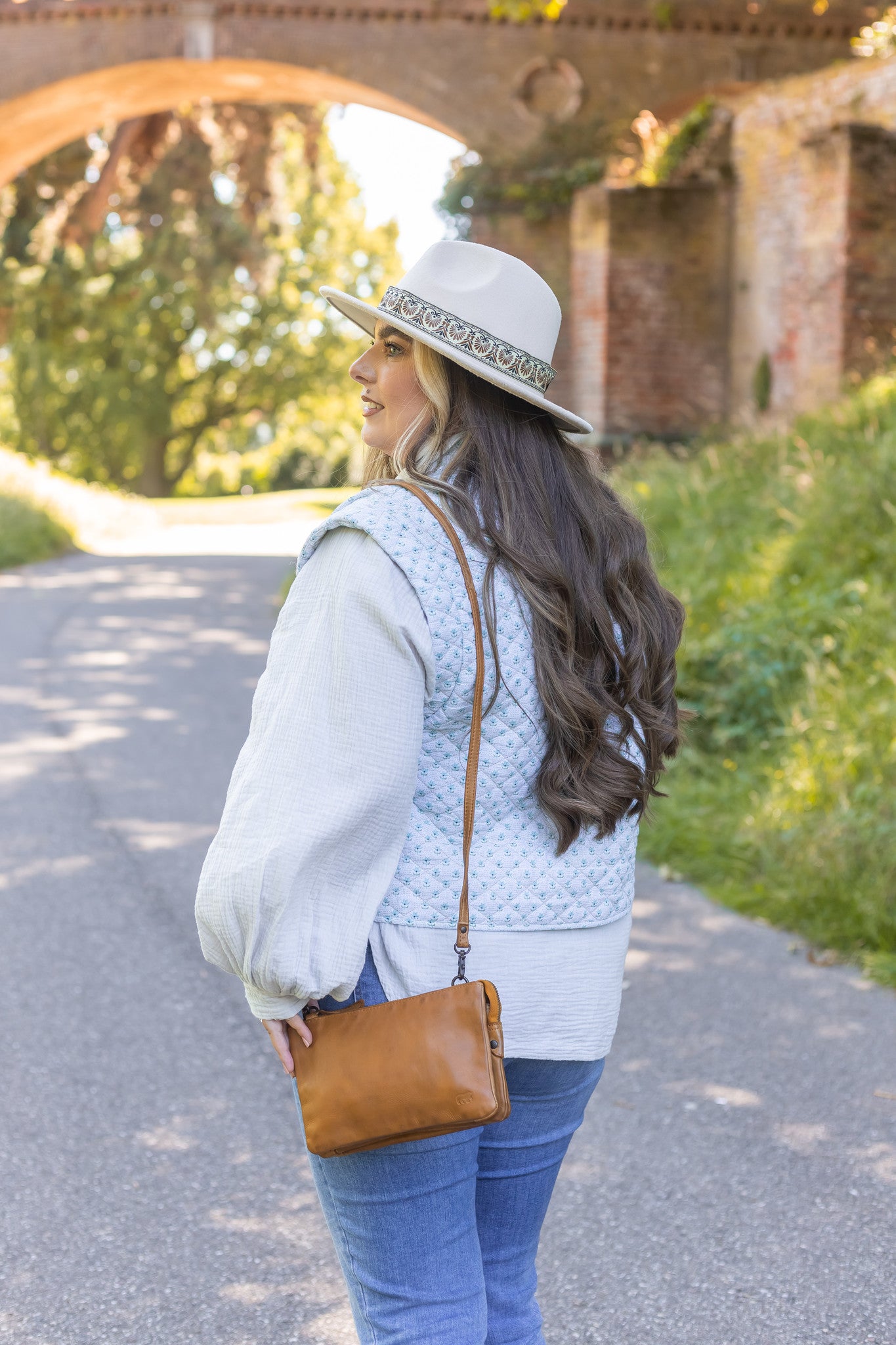 Portemonnaie Tasche 'Uma' Ockergelb