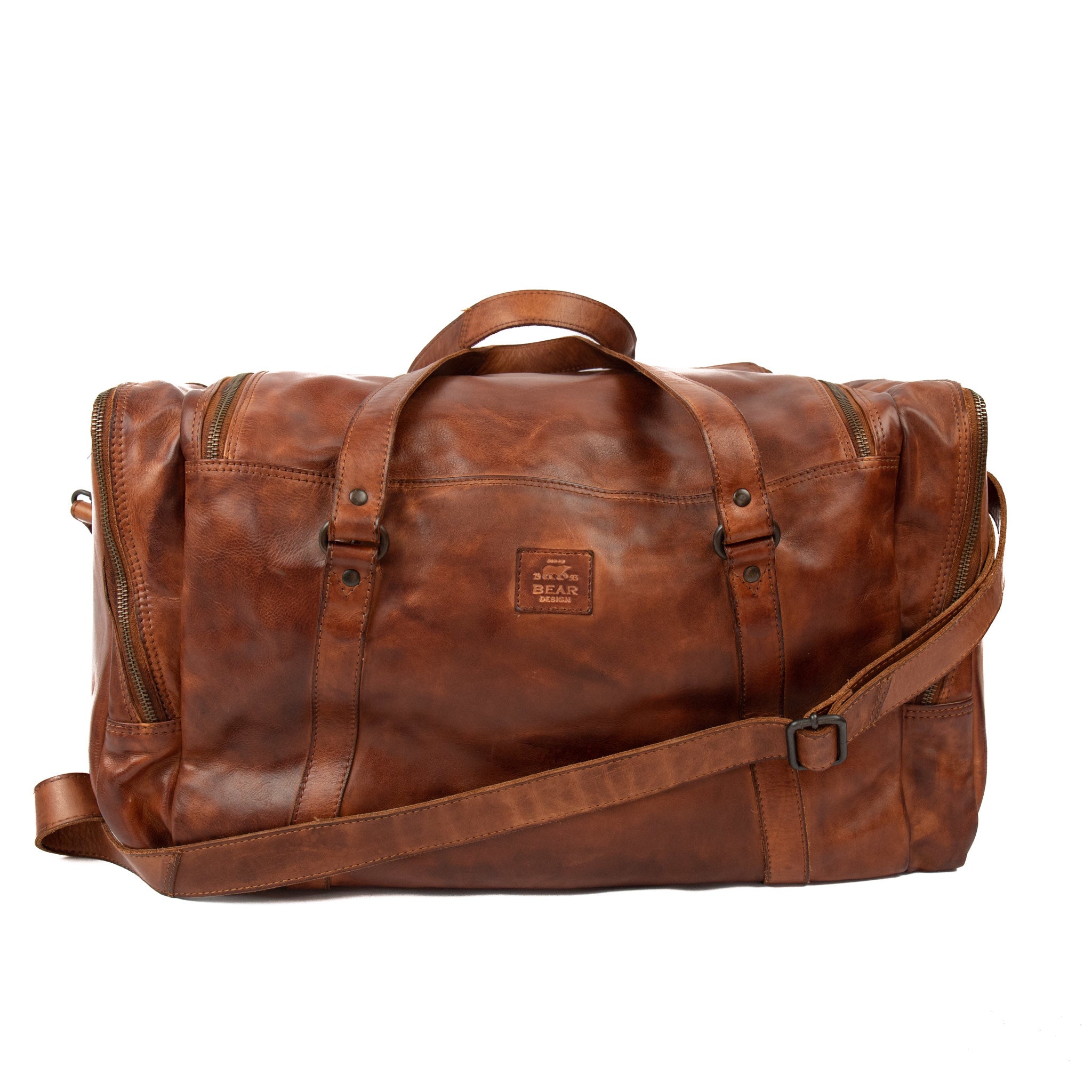 Wochenendtasche 'Max' Cognac - CL 32879