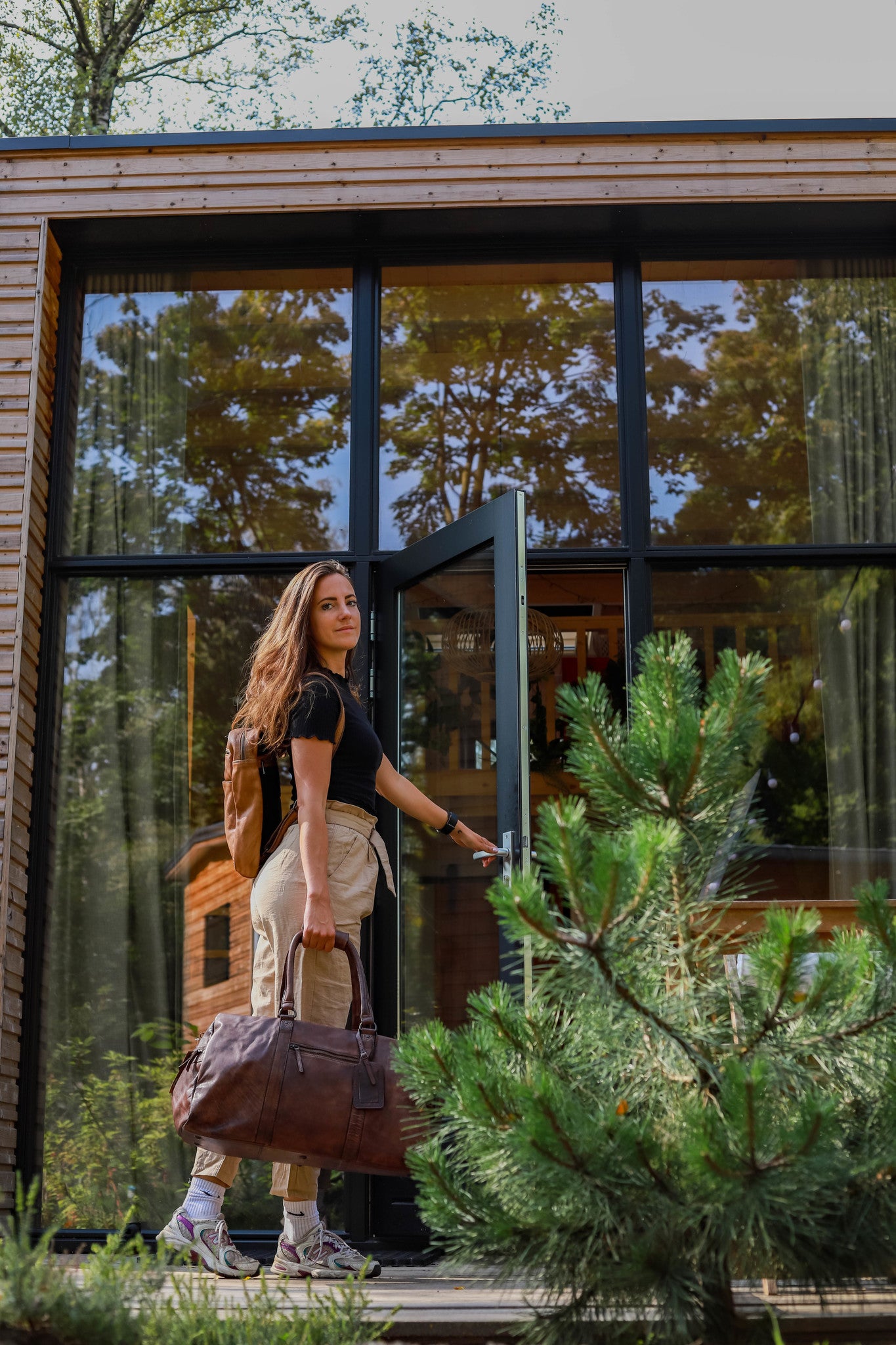 Wochenendtasche 'Ruben' schwarz