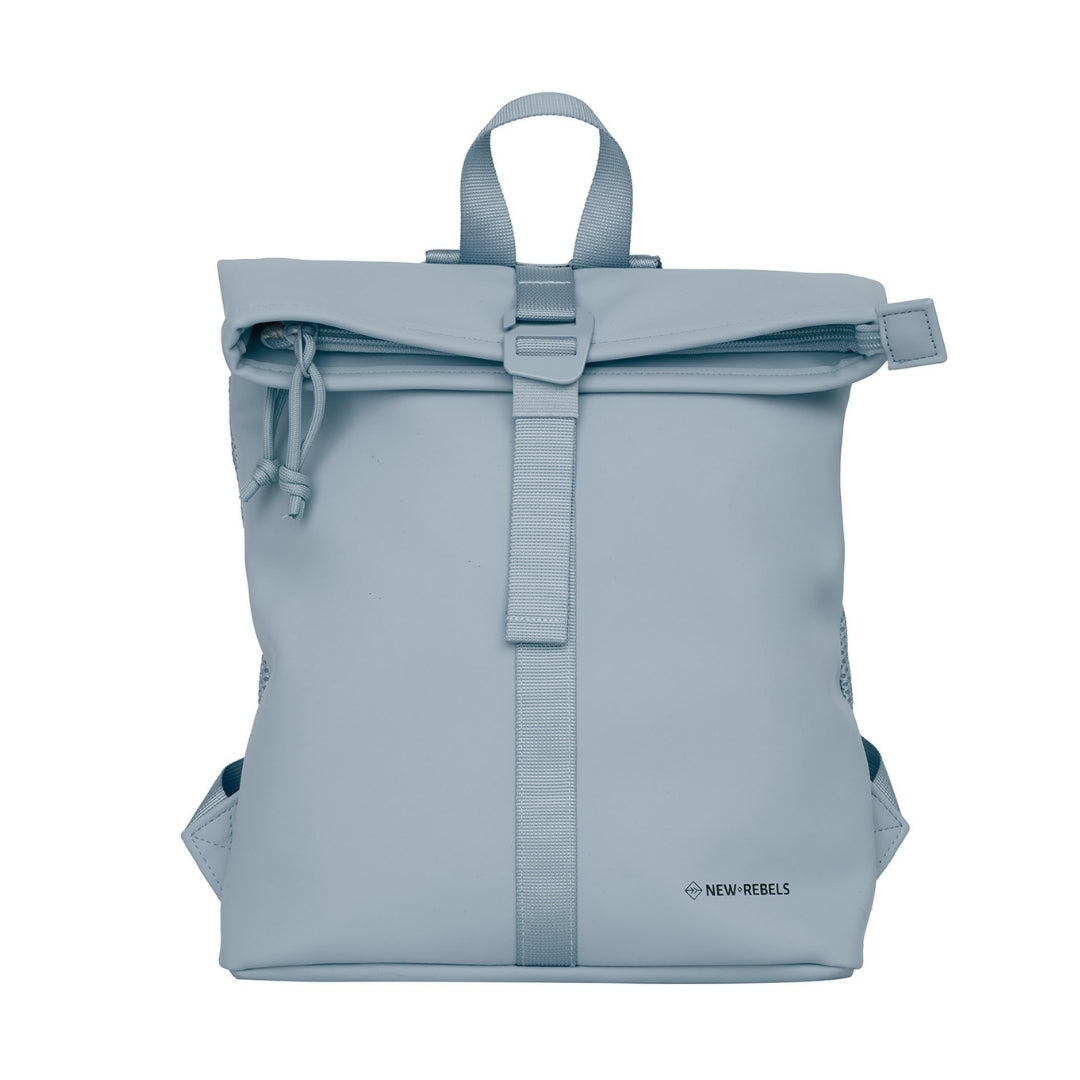 Branson - Mini waterafstotend rolltop rugzakje 'Los Angeles' 7L soft blue