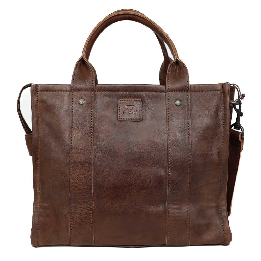 Tote Bag 'Pepe' L Dunkelbraun