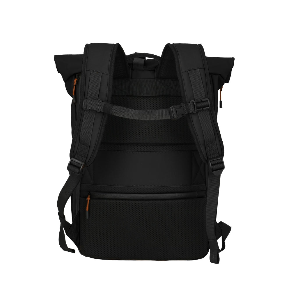 Briize - Wasserabweisender Rollup Rucksack M 15.6” schwarz