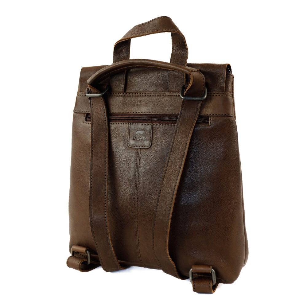 Rucksack/Umhängetasche 'Jesse' Dunkelbraun